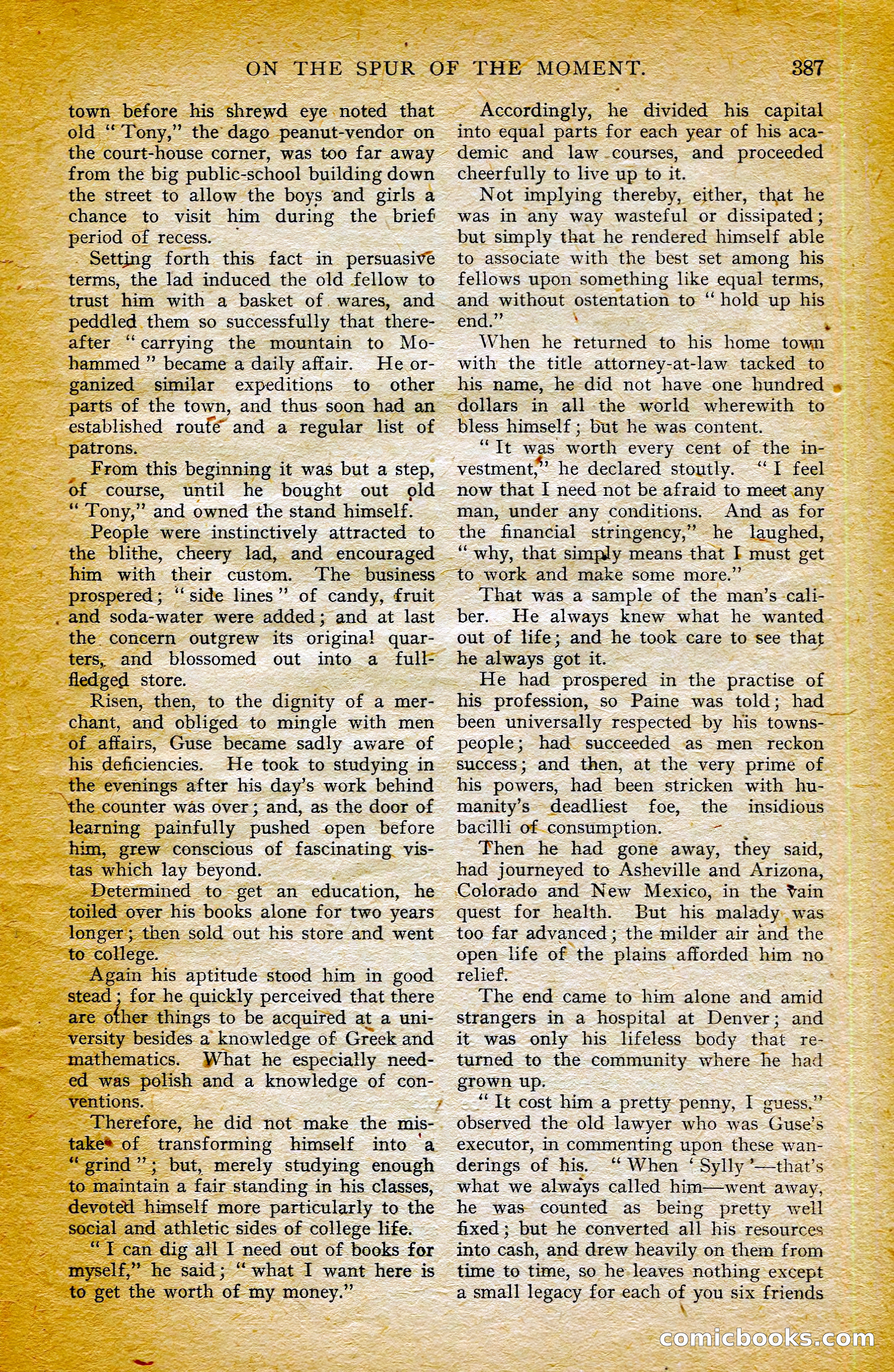 The Argosy, October 1906 — page 13 of 248