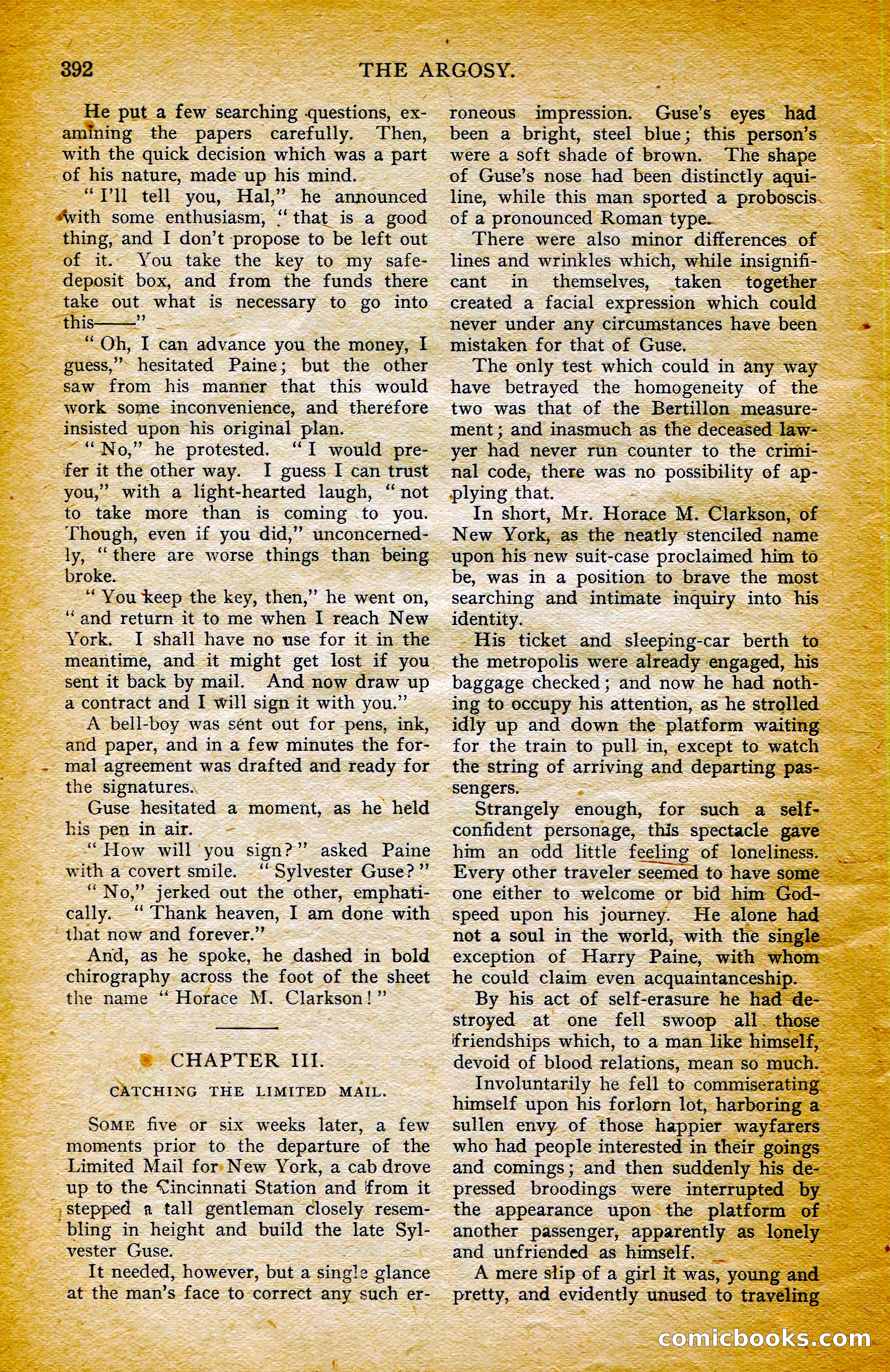 The Argosy, October 1906 — page 18 of 248
