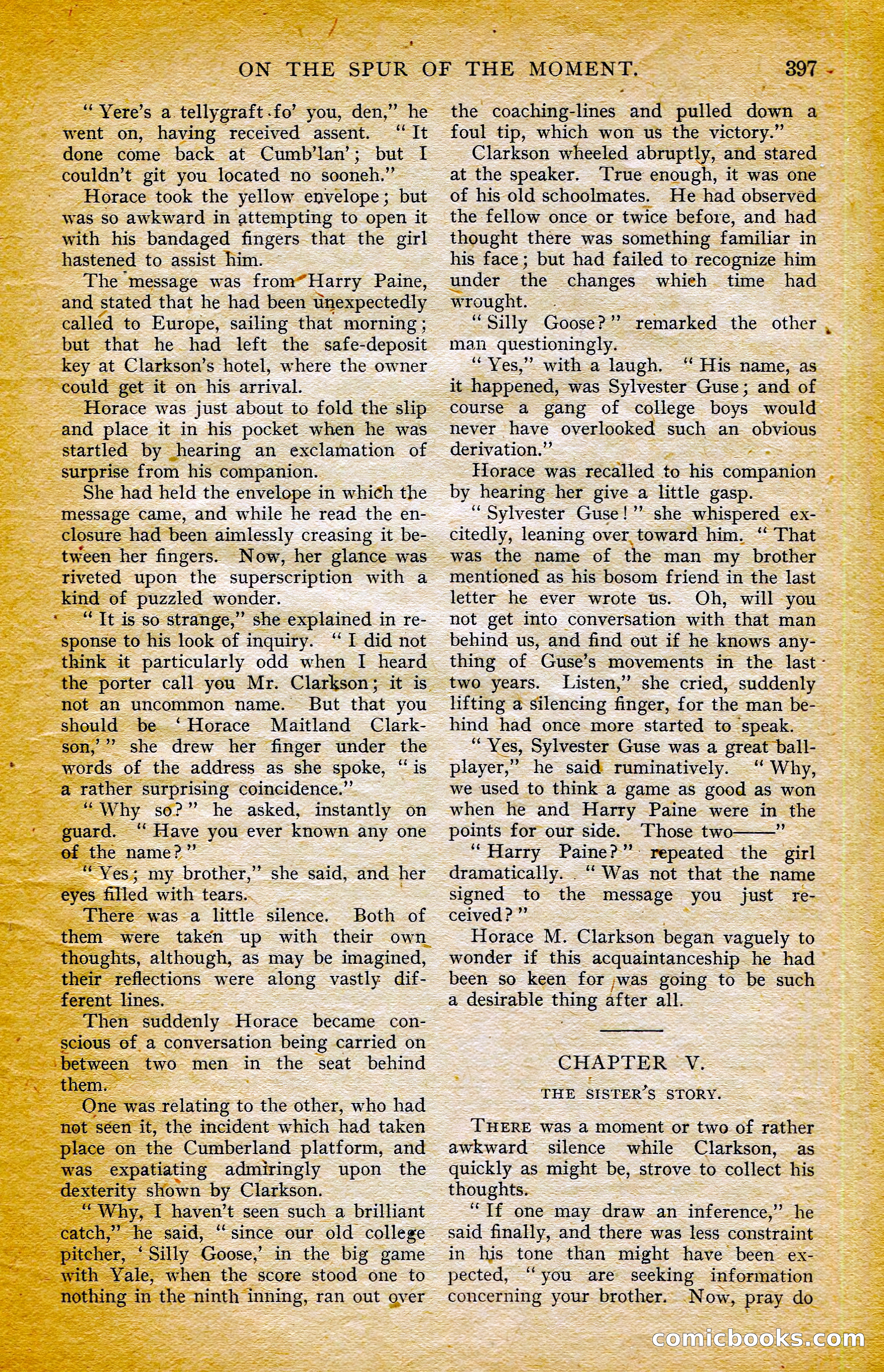The Argosy, October 1906 — page 23 of 248