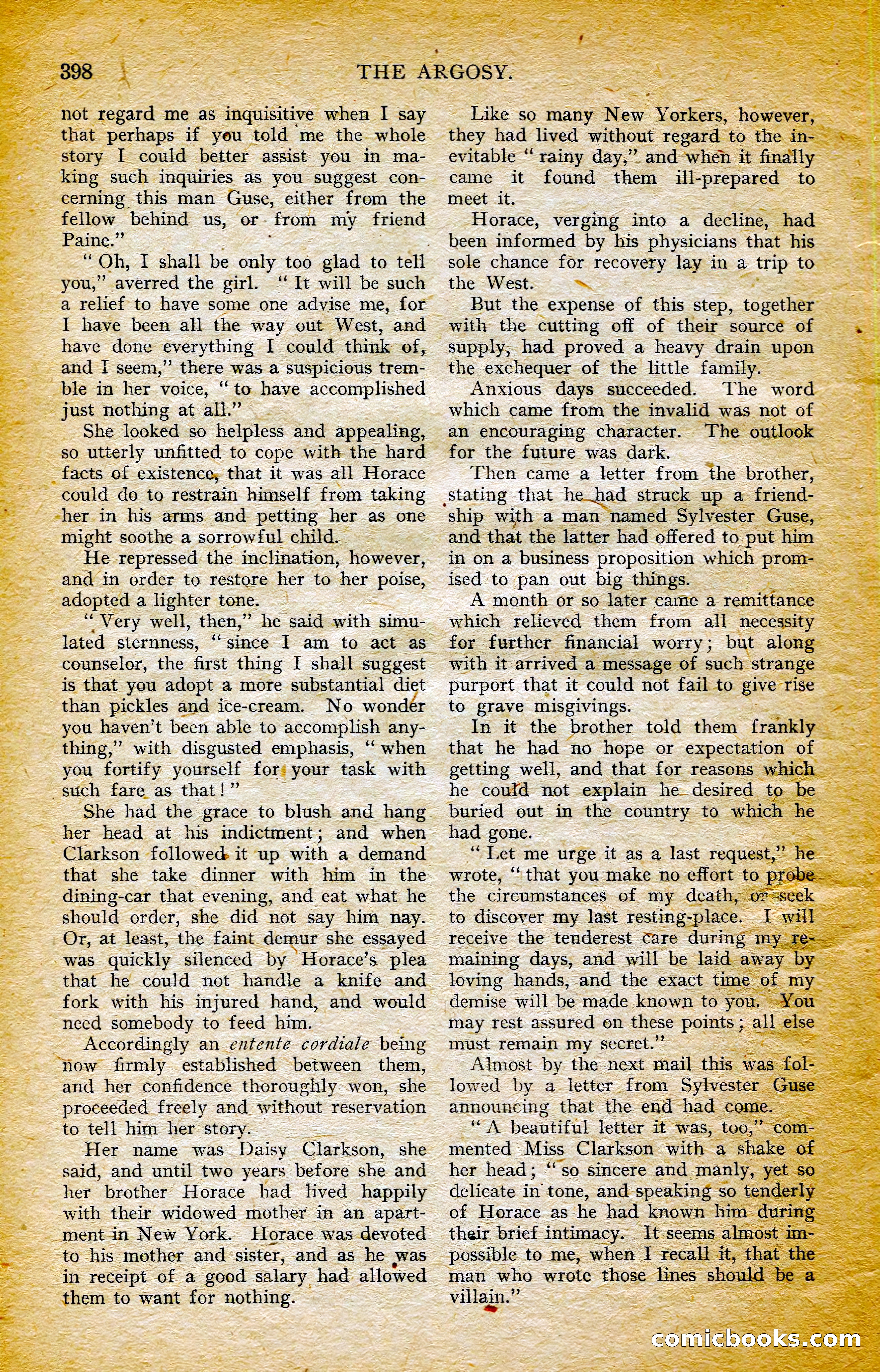 The Argosy, October 1906 — page 24 of 248