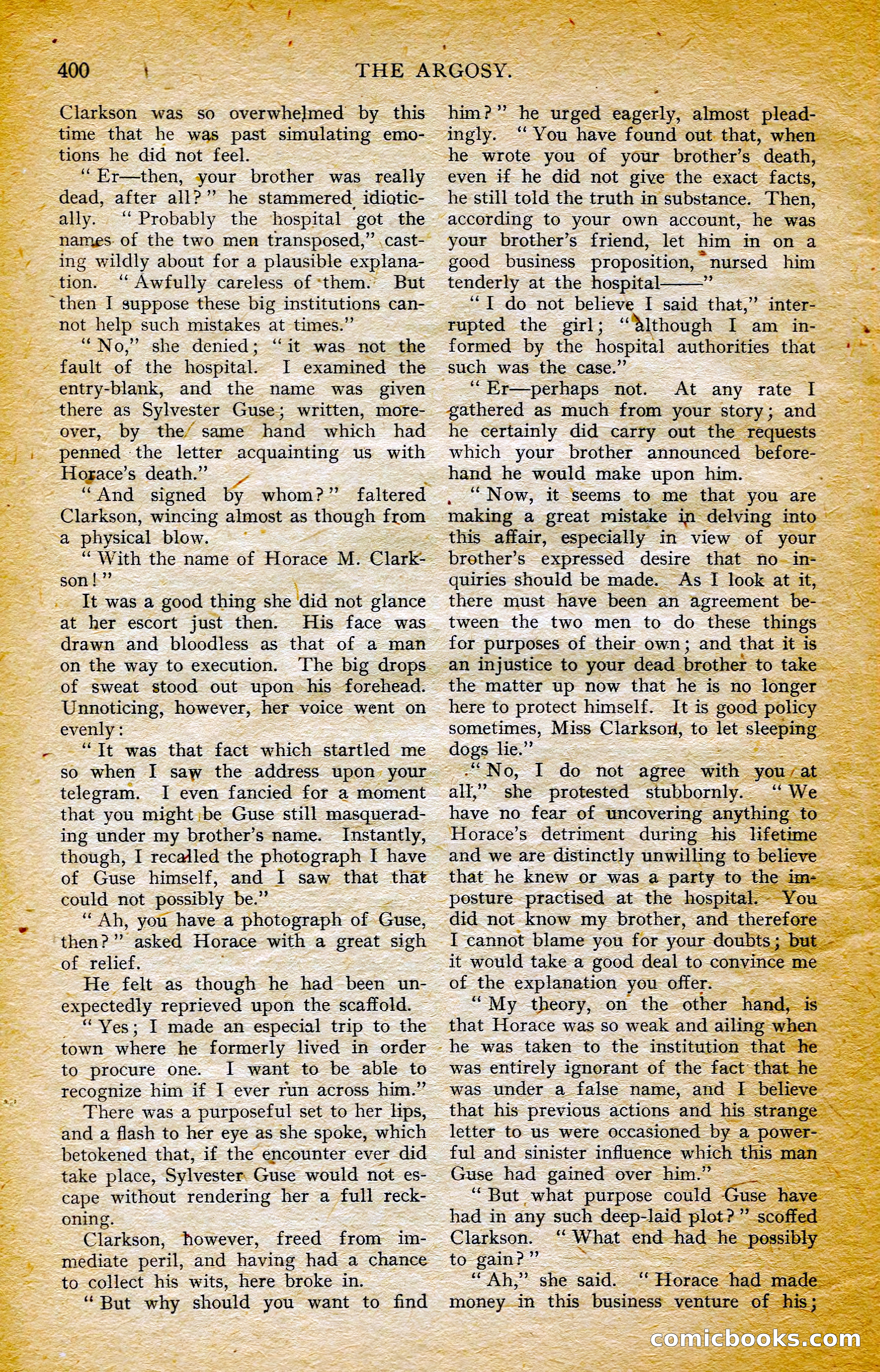 The Argosy, October 1906 — page 26 of 248