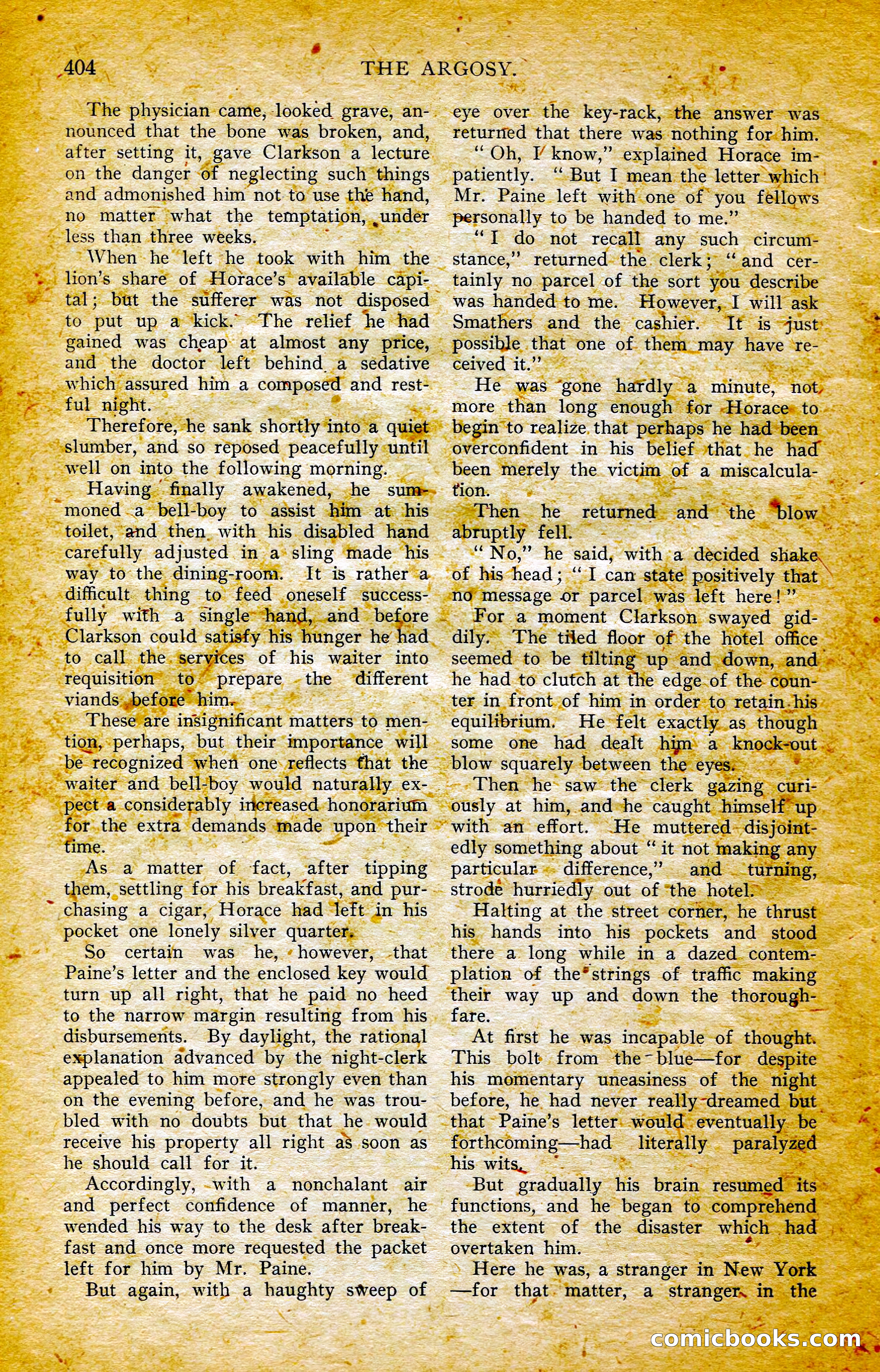 The Argosy, October 1906 — page 30 of 248