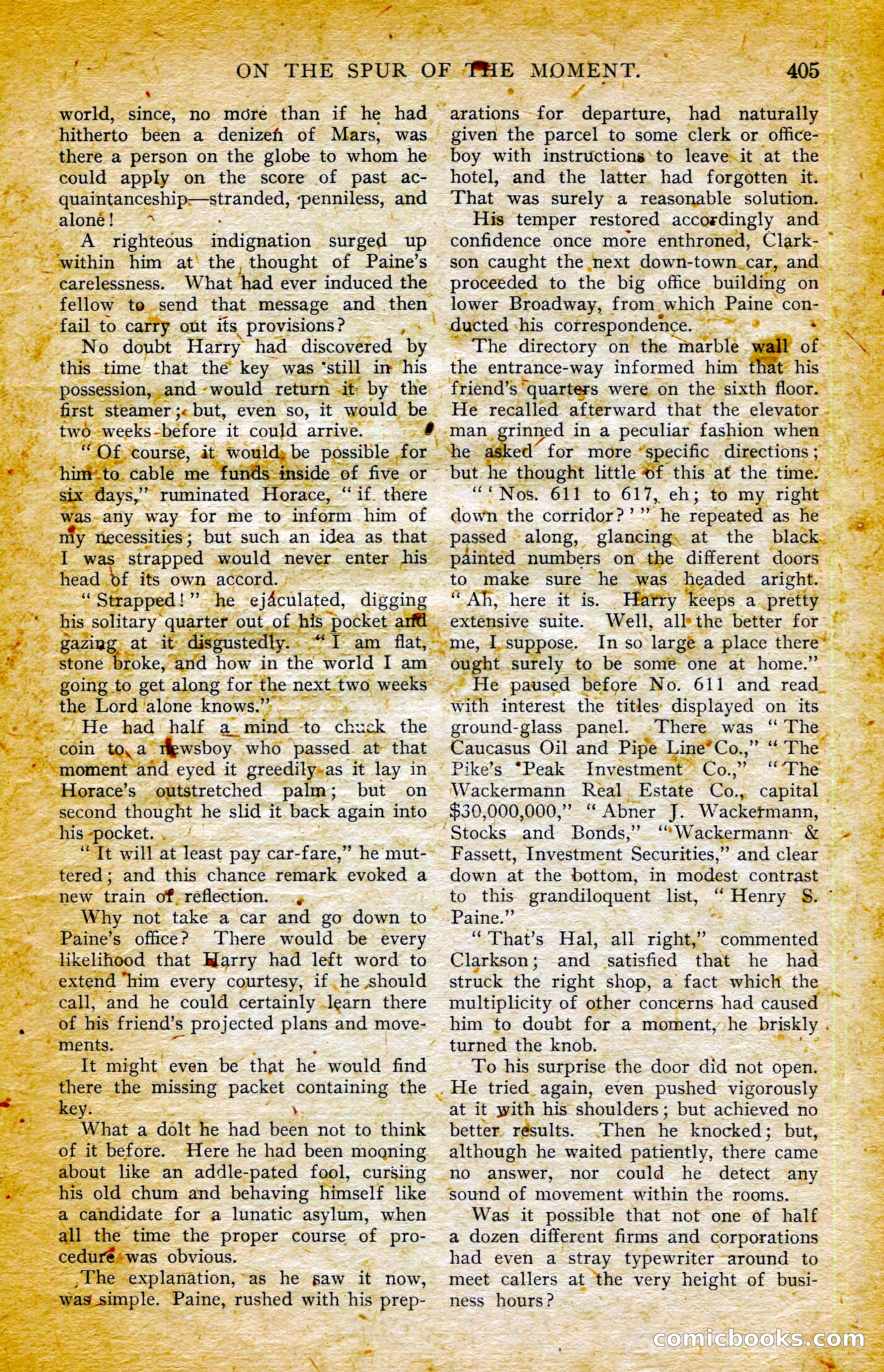 The Argosy, October 1906 — page 31 of 248