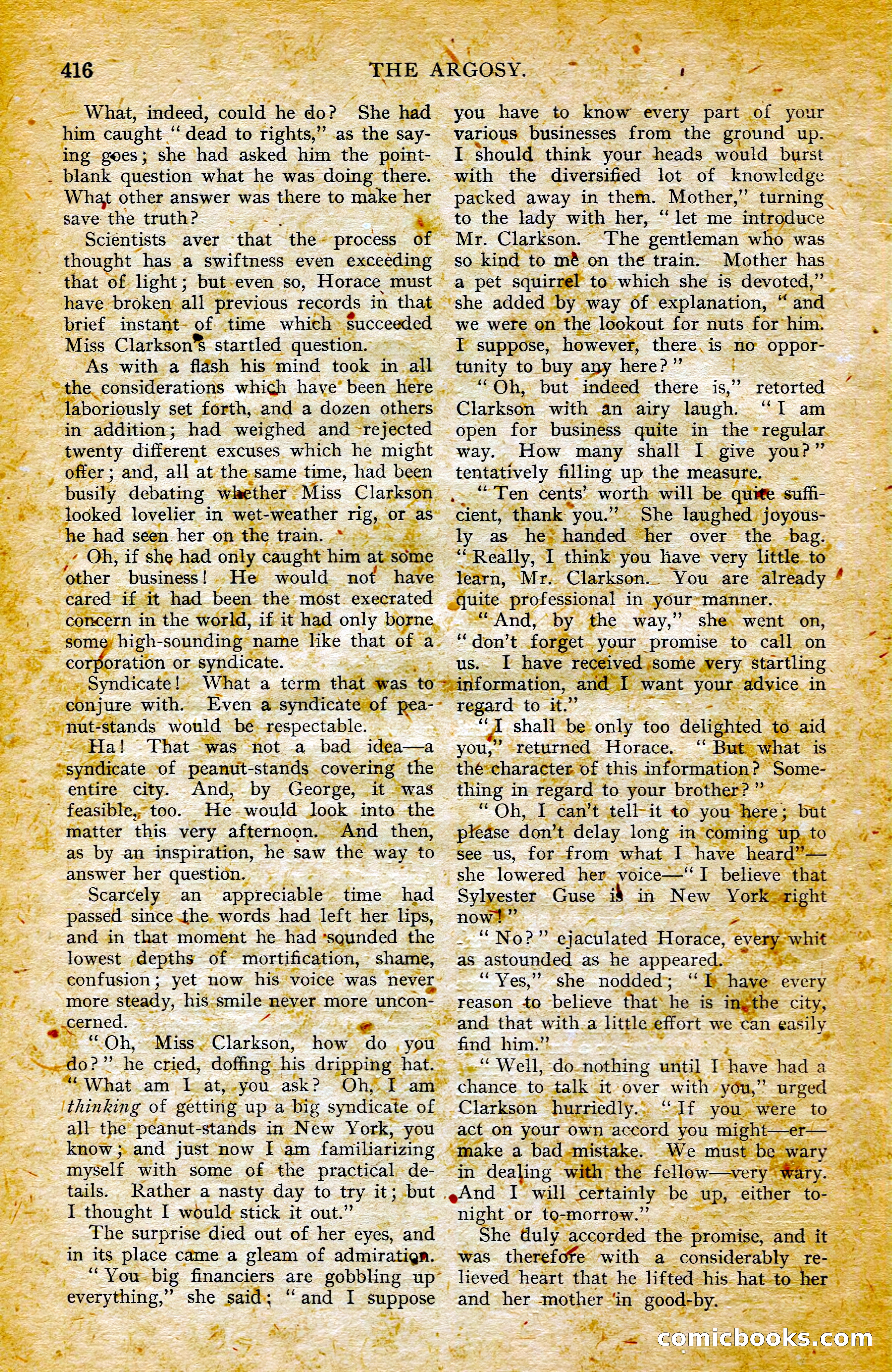 The Argosy, October 1906 — page 42 of 248