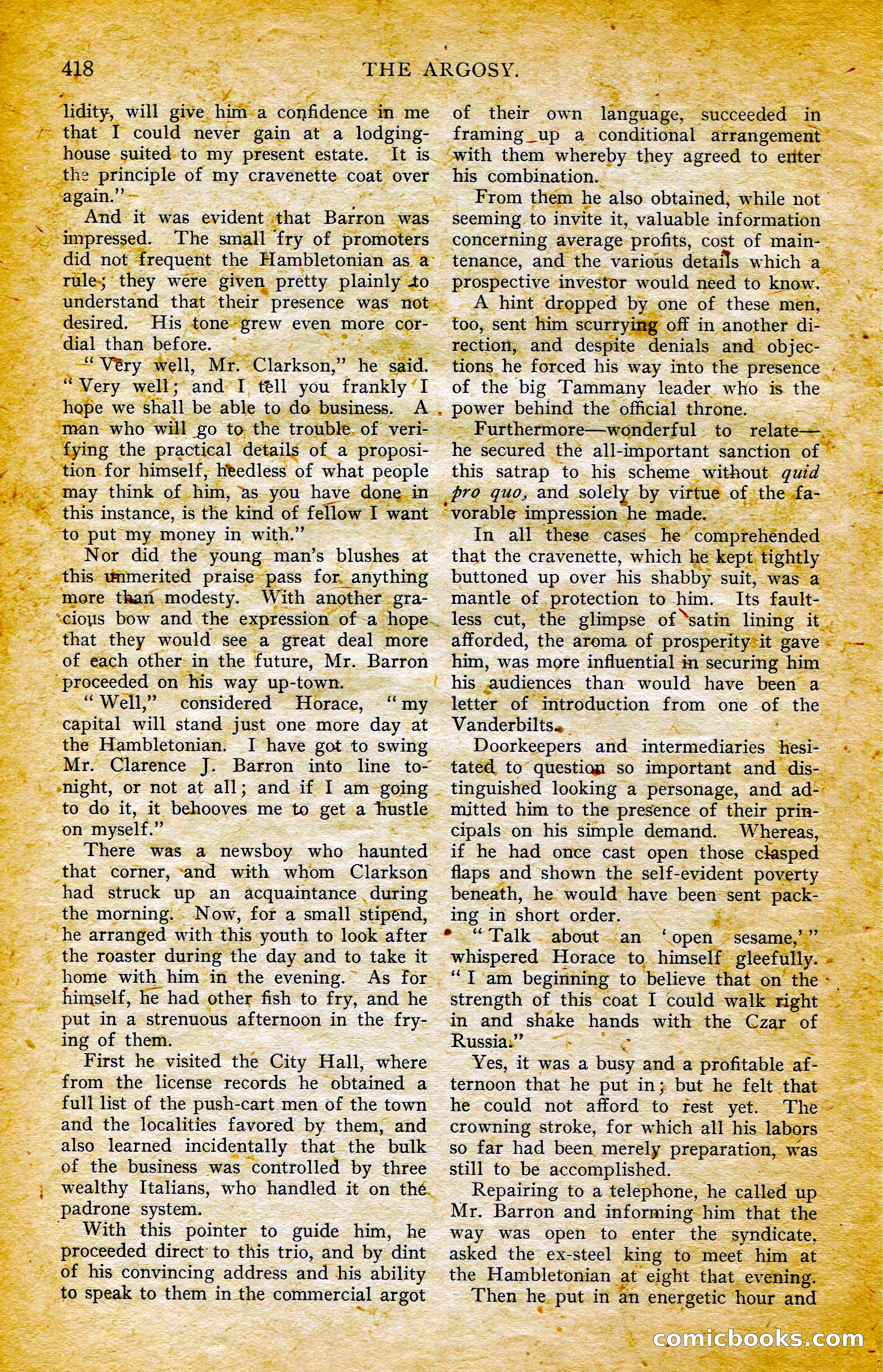The Argosy, October 1906 — page 44 of 248