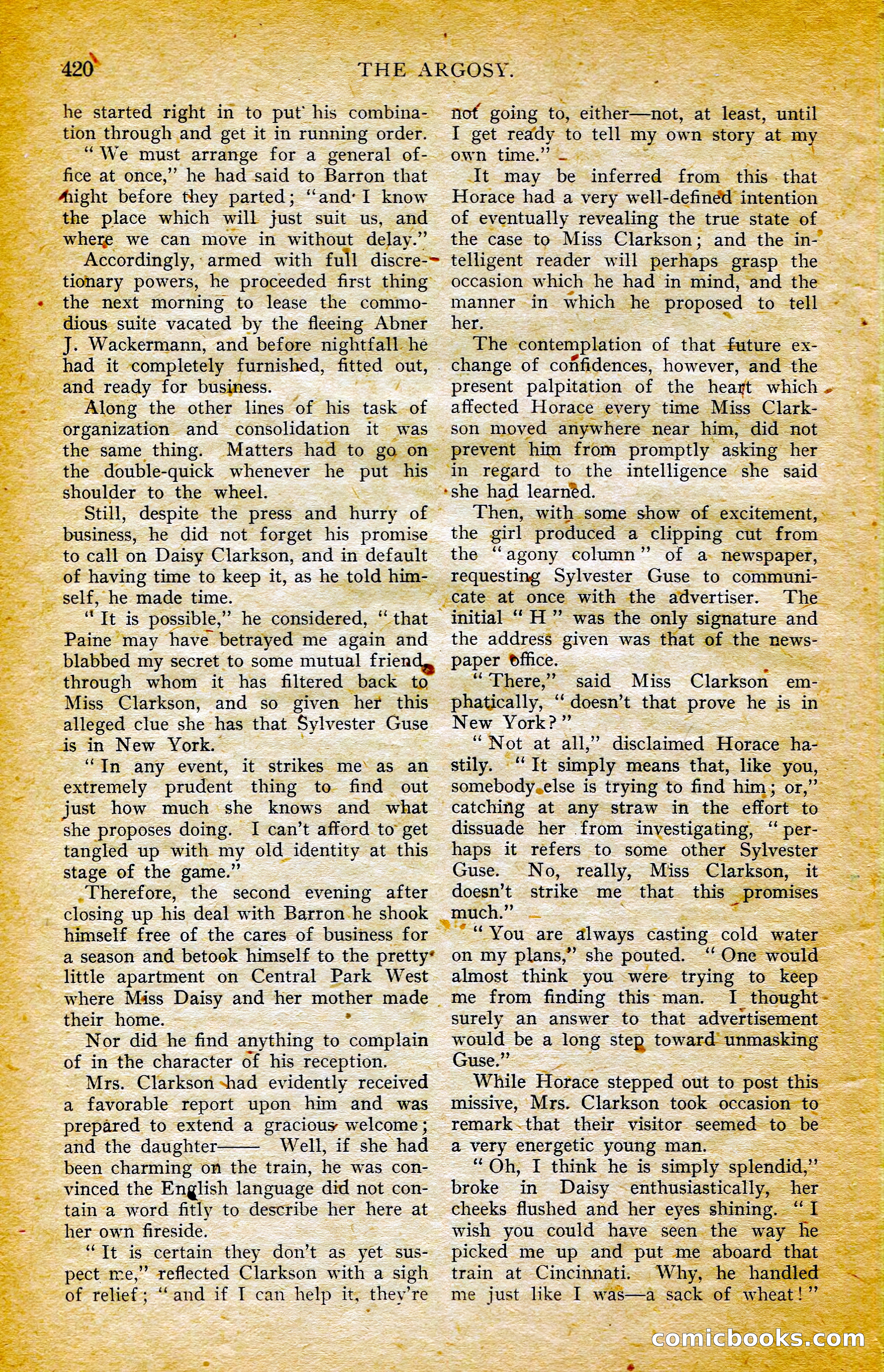 The Argosy, October 1906 — page 46 of 248