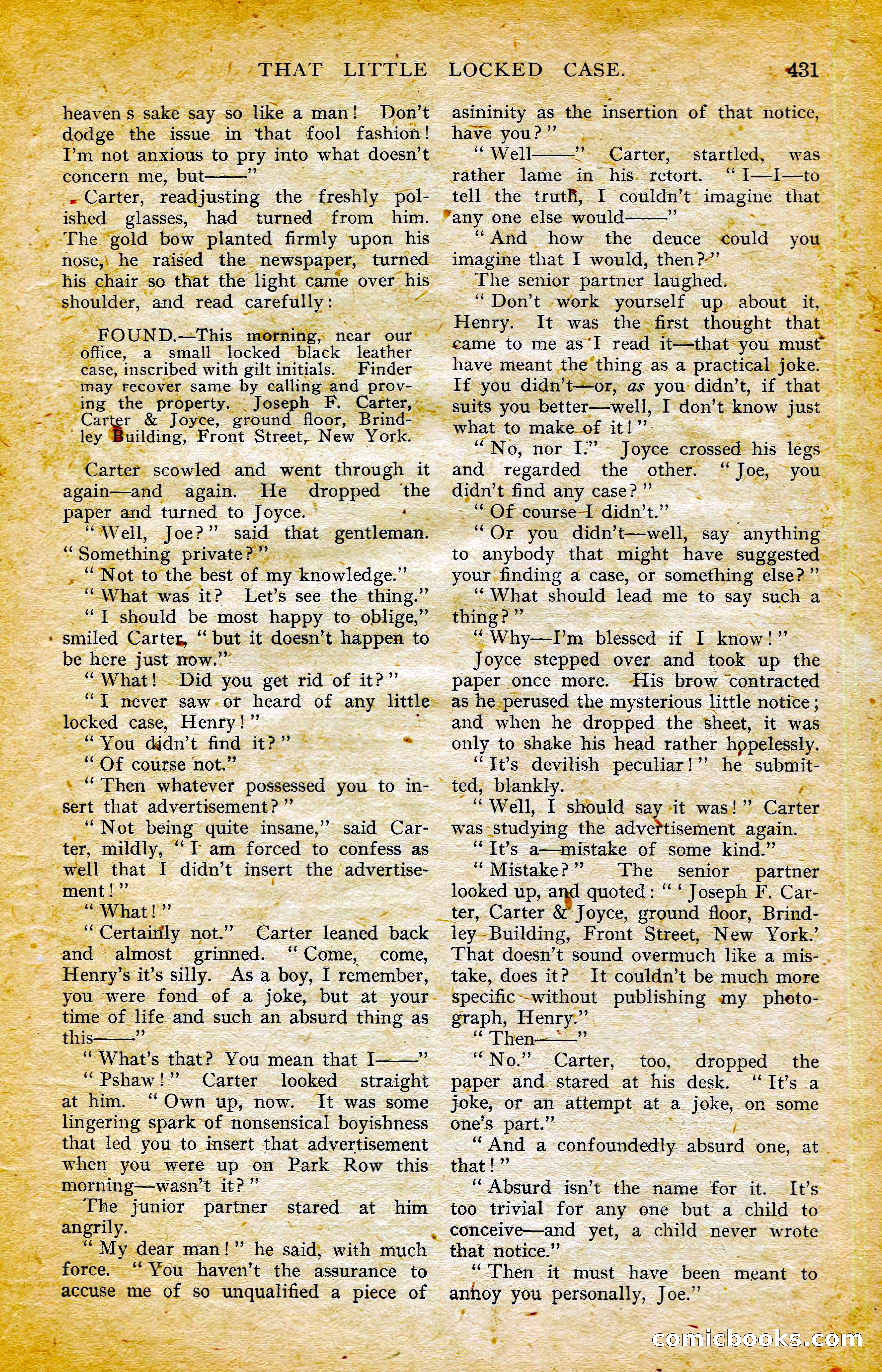 The Argosy, October 1906 — page 57 of 248