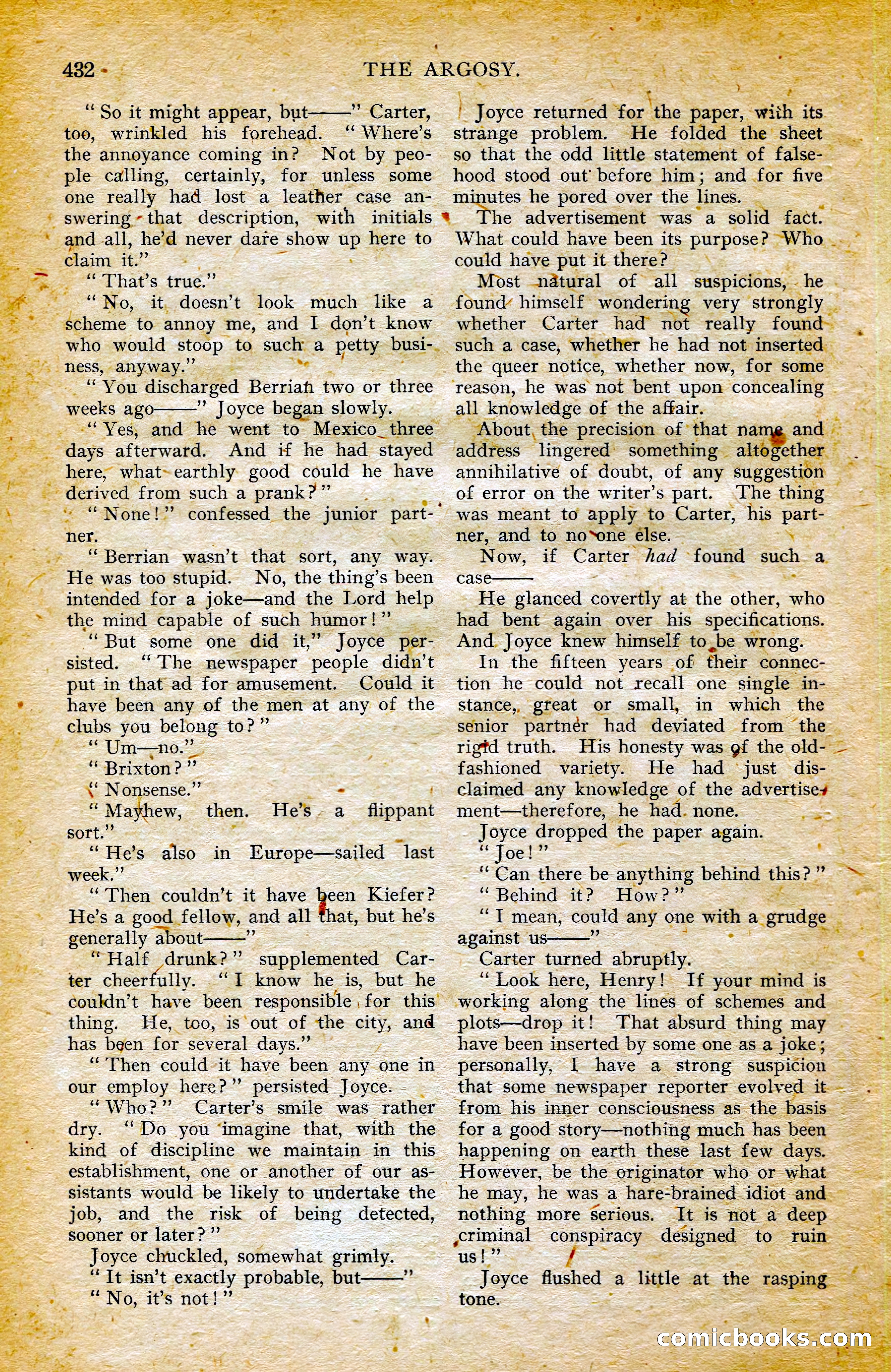 The Argosy, October 1906 — page 58 of 248