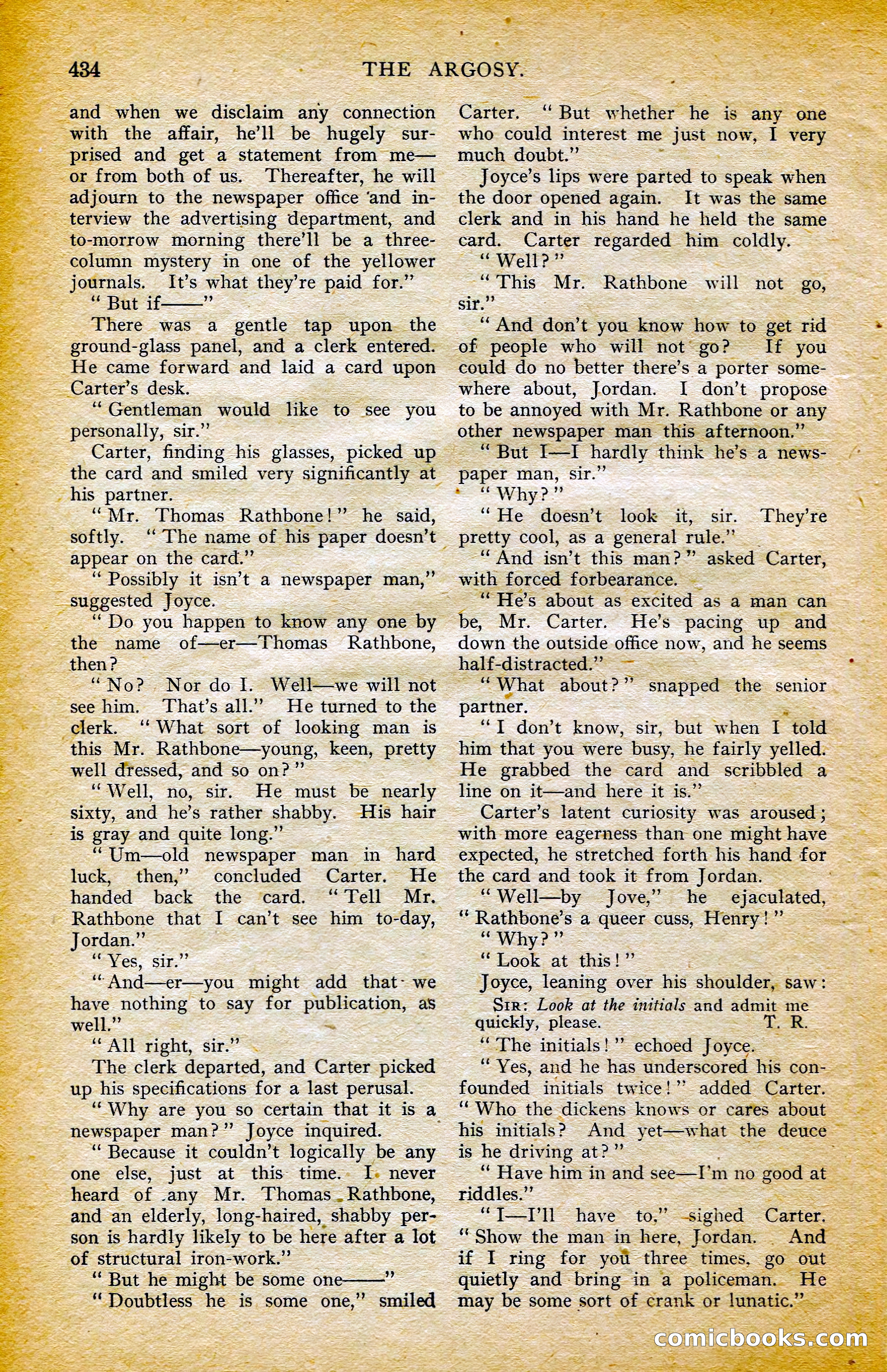 The Argosy, October 1906 — page 60 of 248