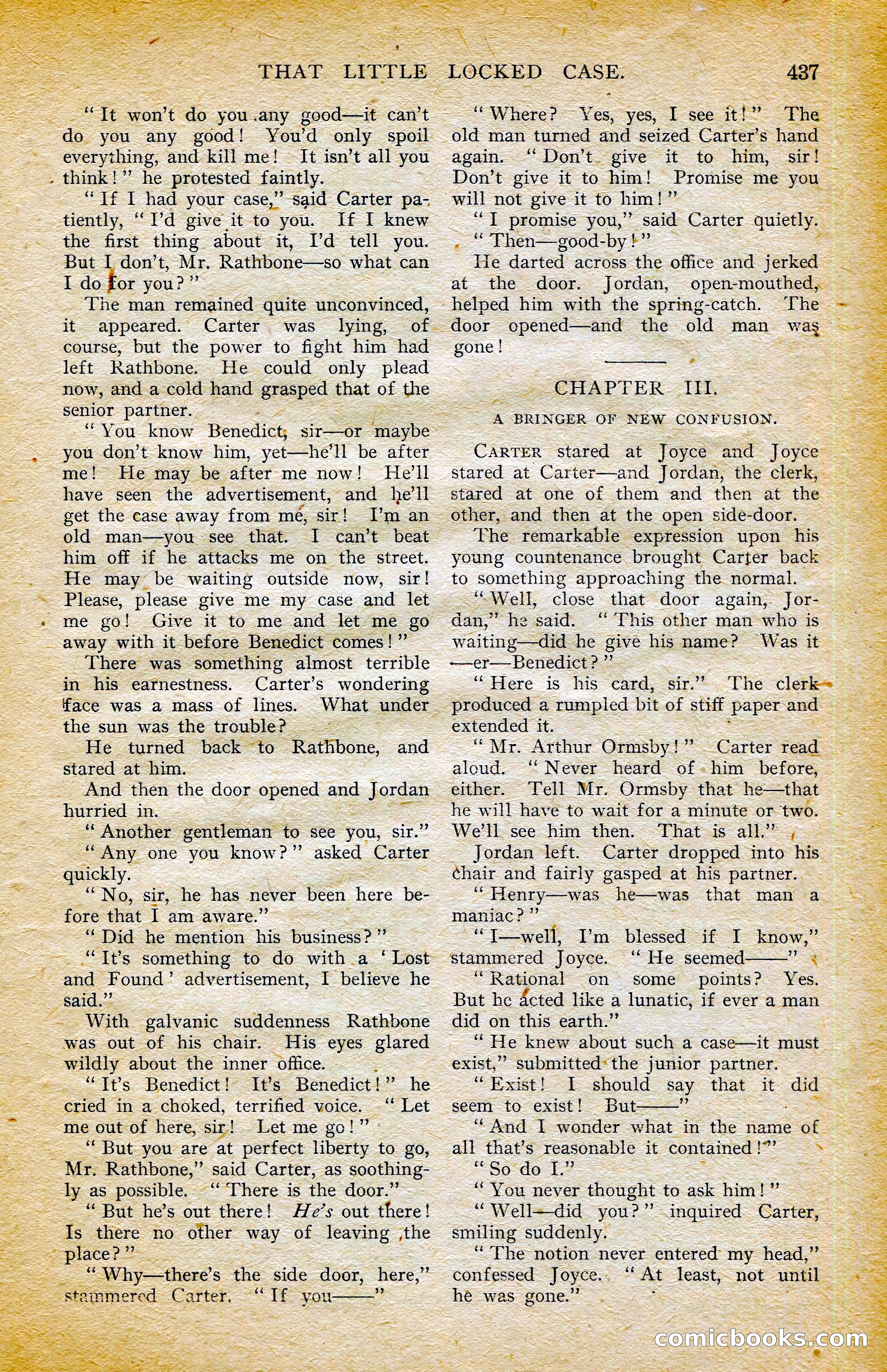 The Argosy, October 1906 — page 63 of 248