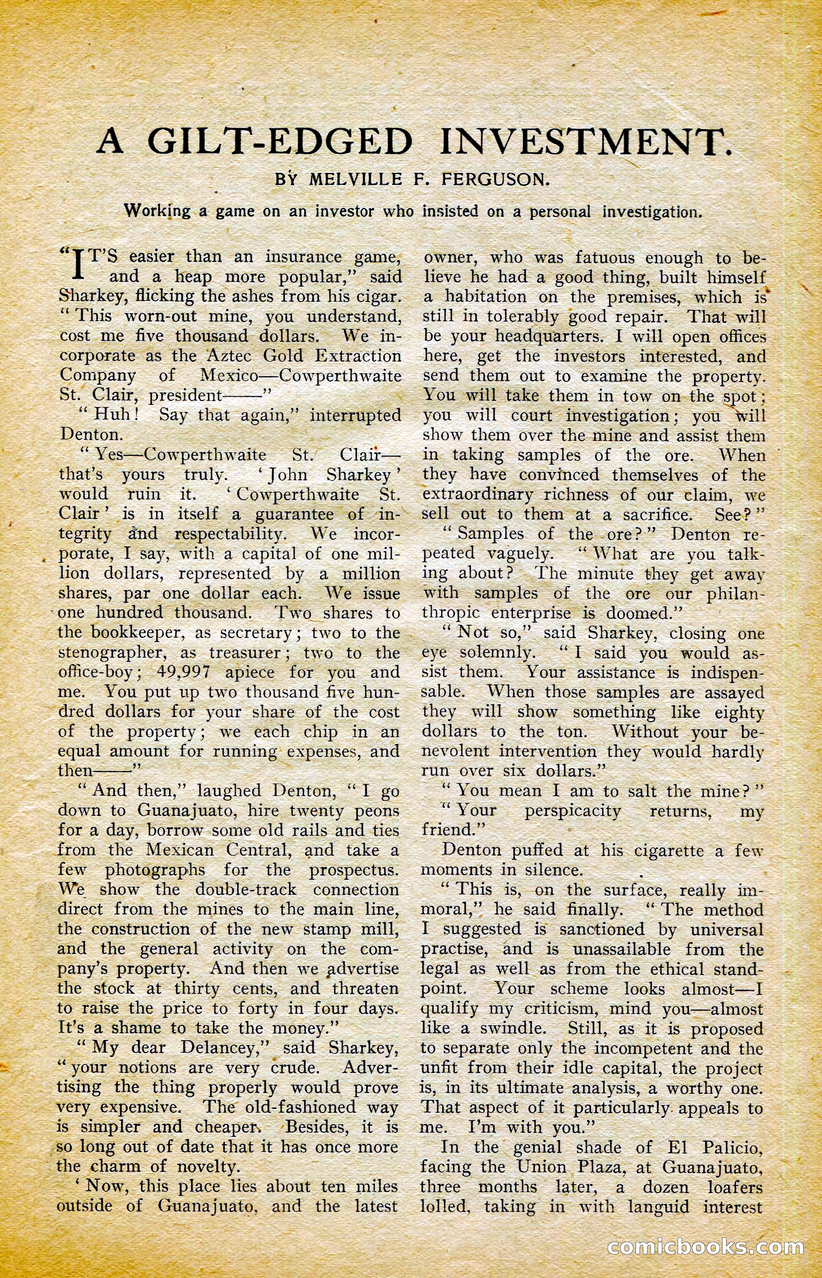 The Argosy, October 1906 — page 71 of 248
