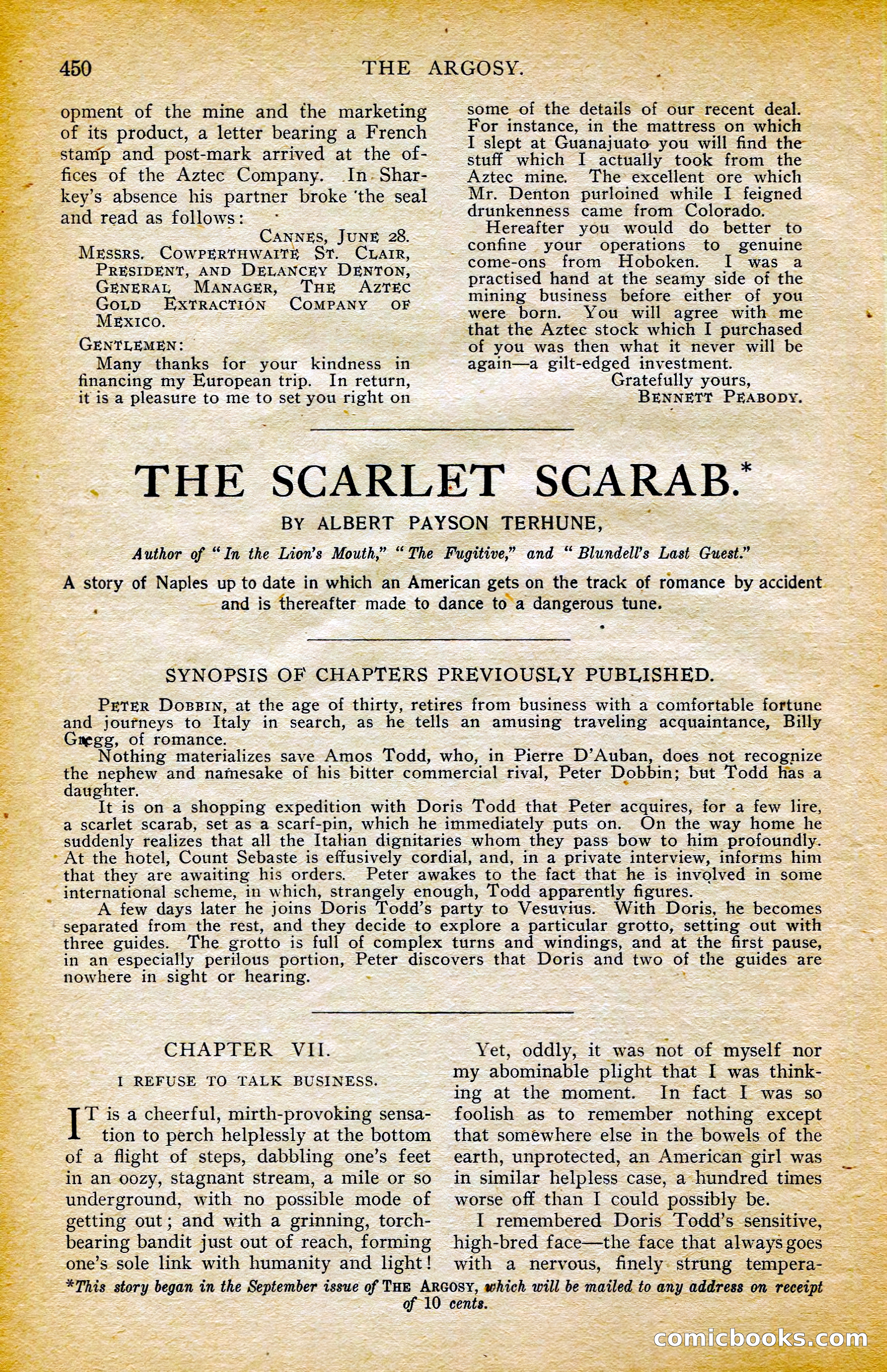 The Argosy, October 1906 — page 76 of 248