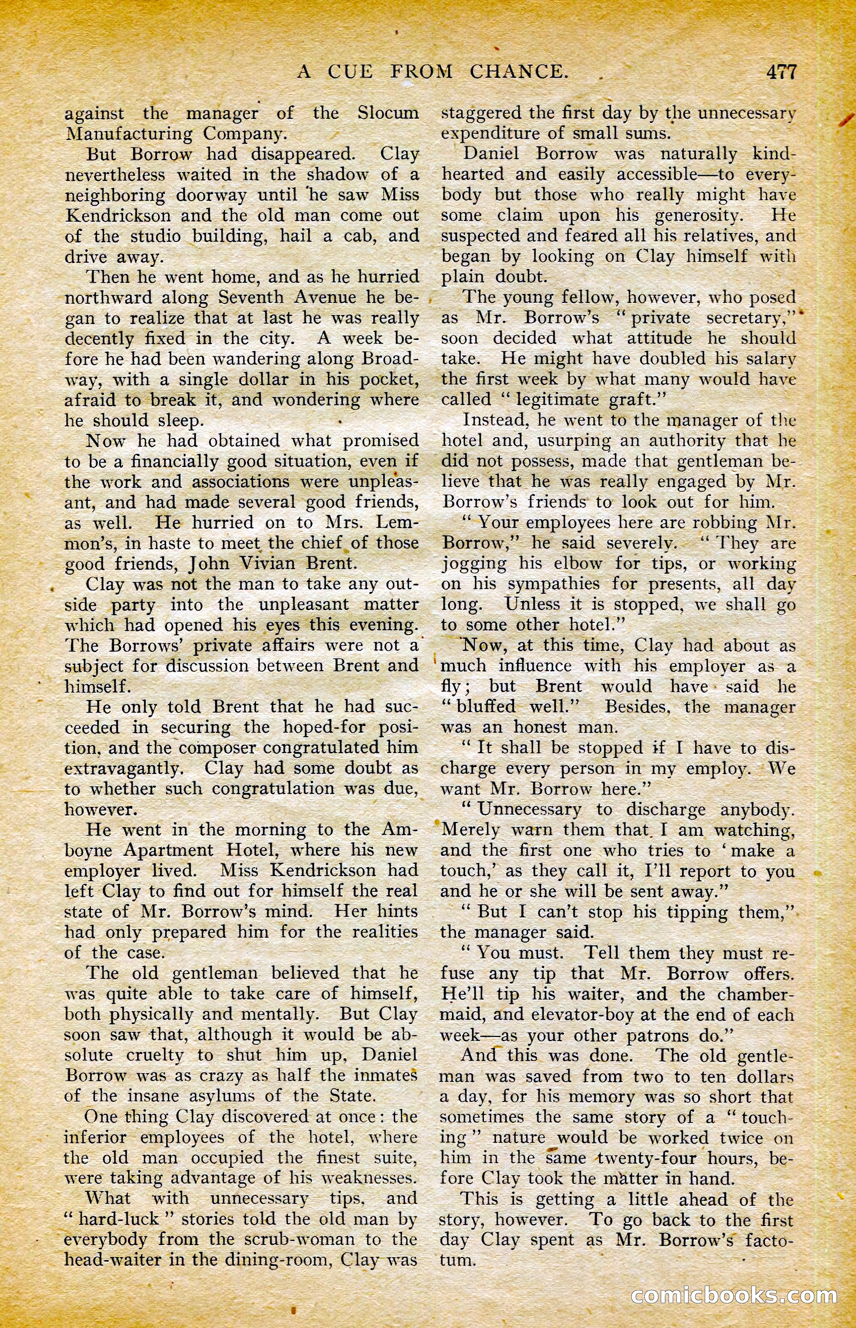 The Argosy, October 1906 — page 103 of 248