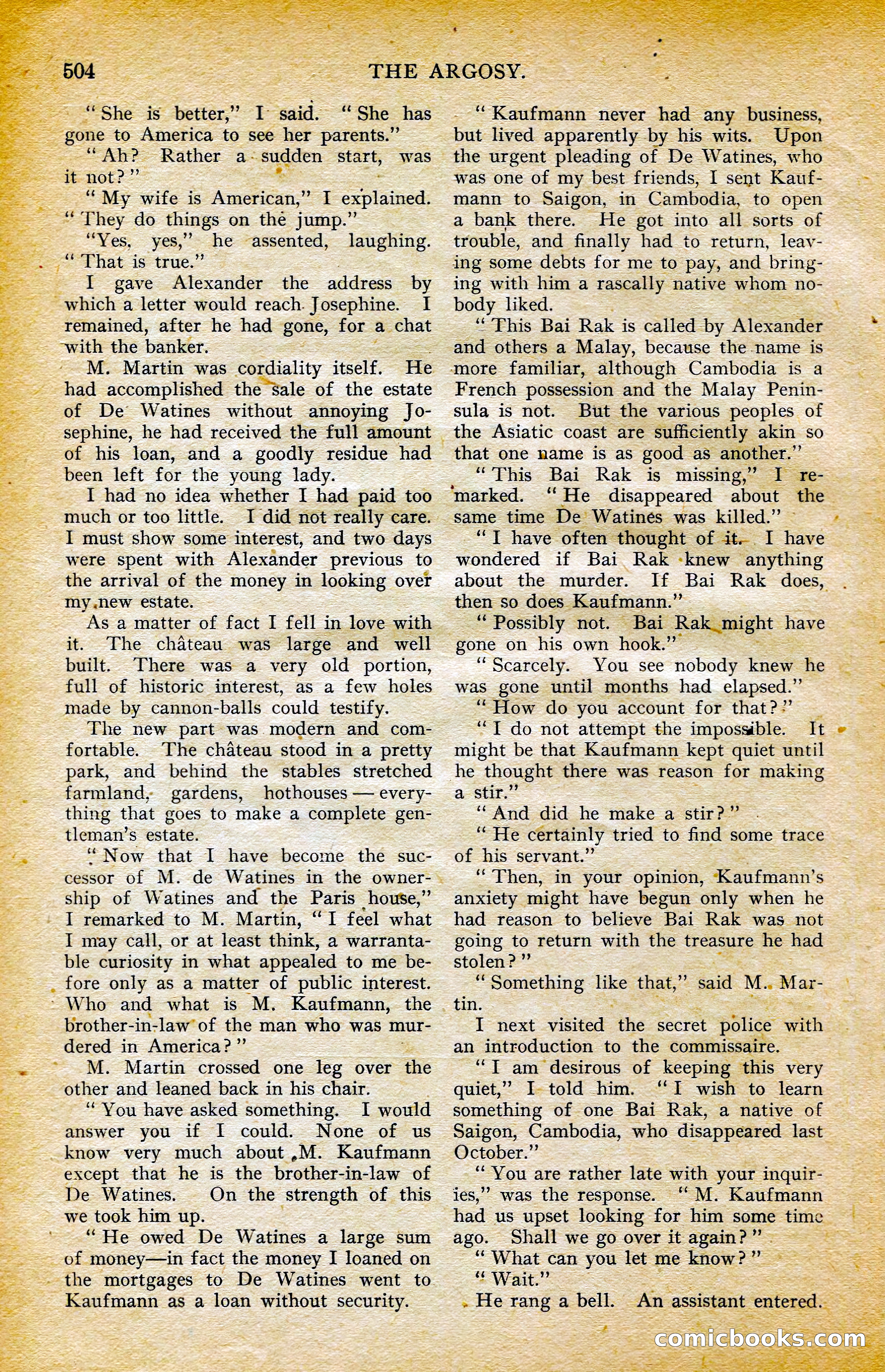The Argosy, October 1906 — page 134 of 248