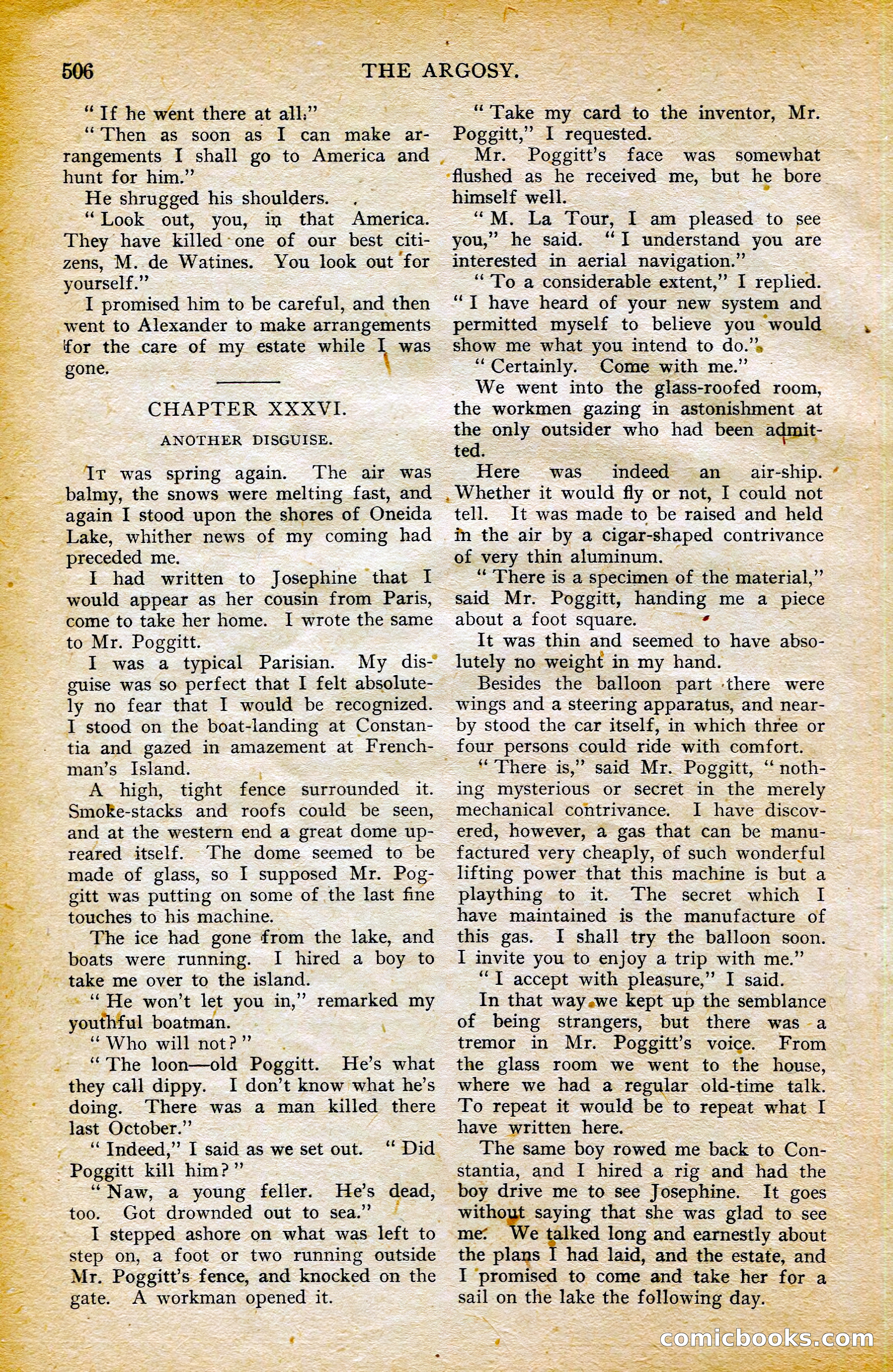 The Argosy, October 1906 — page 136 of 248