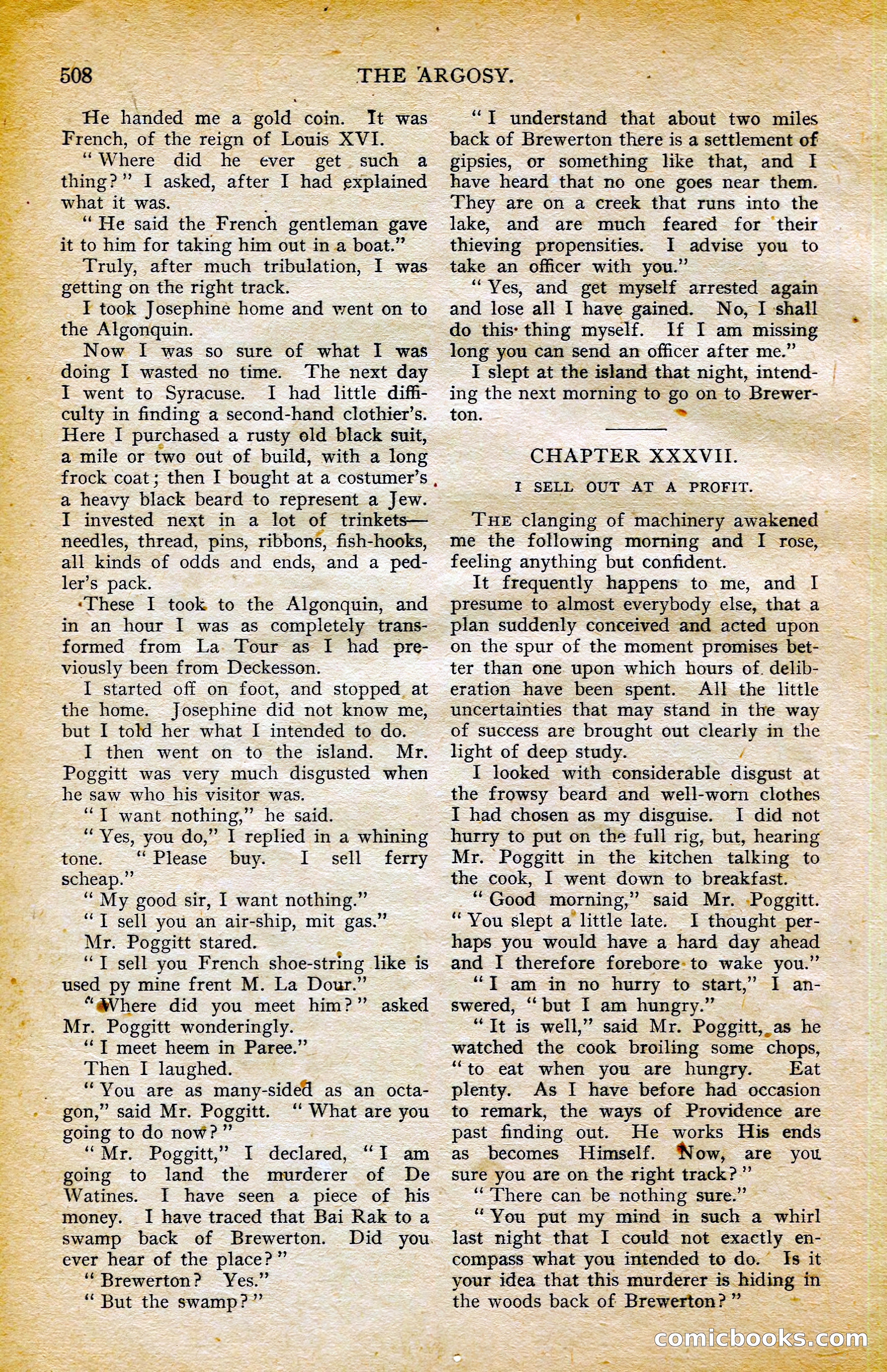 The Argosy, October 1906 — page 138 of 248