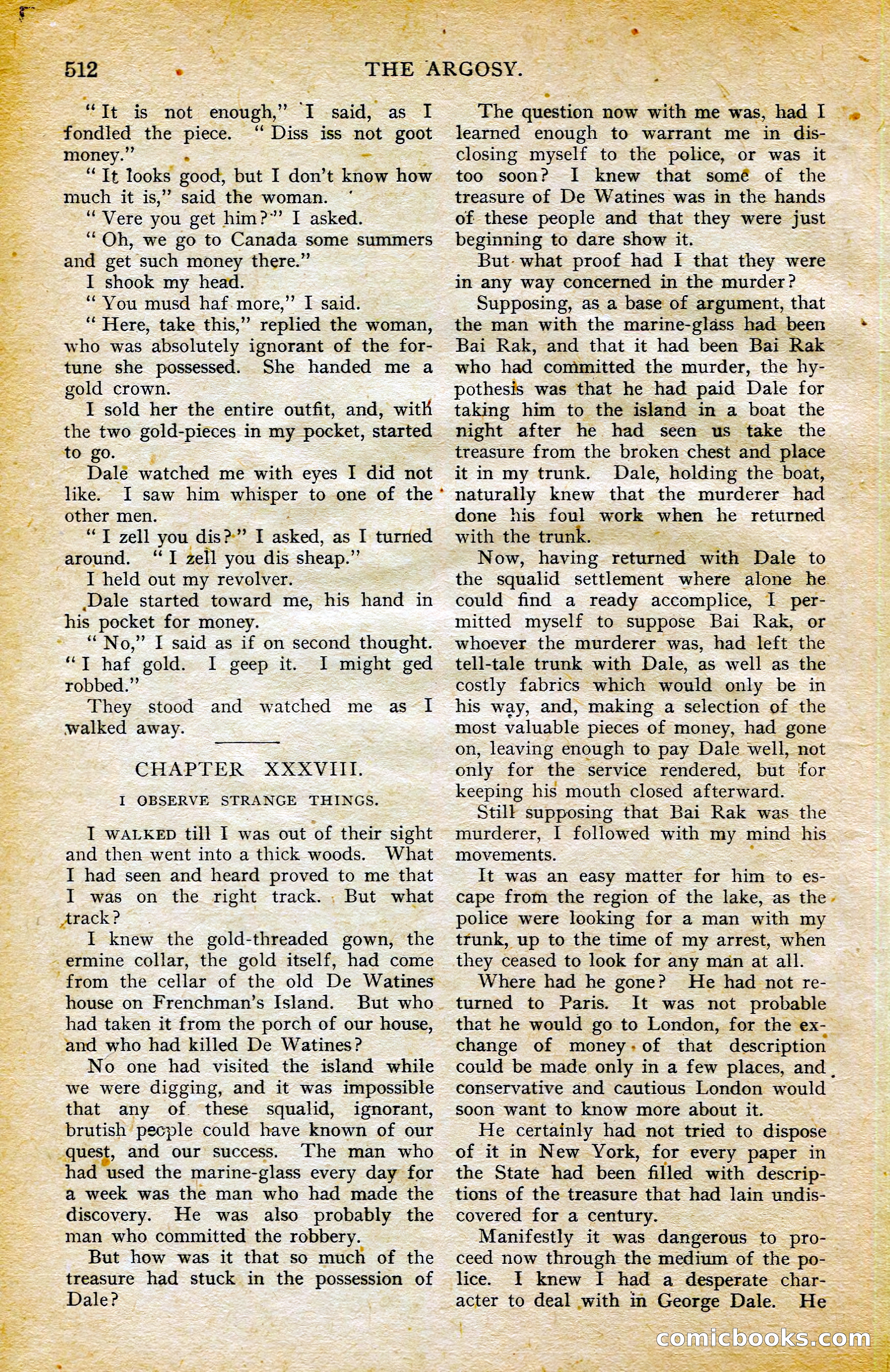 The Argosy, October 1906 — page 142 of 248