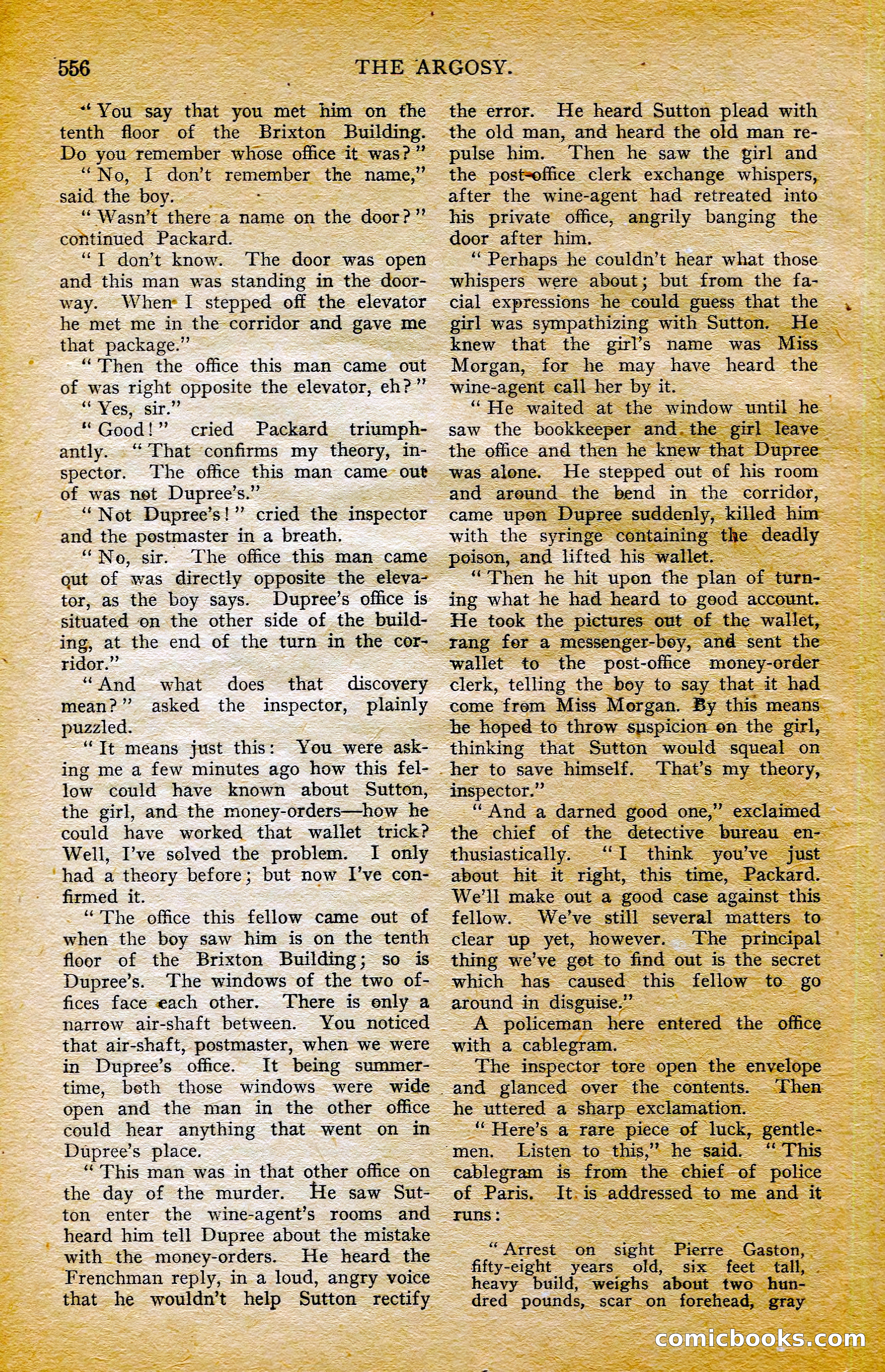 The Argosy, October 1906 — page 186 of 248