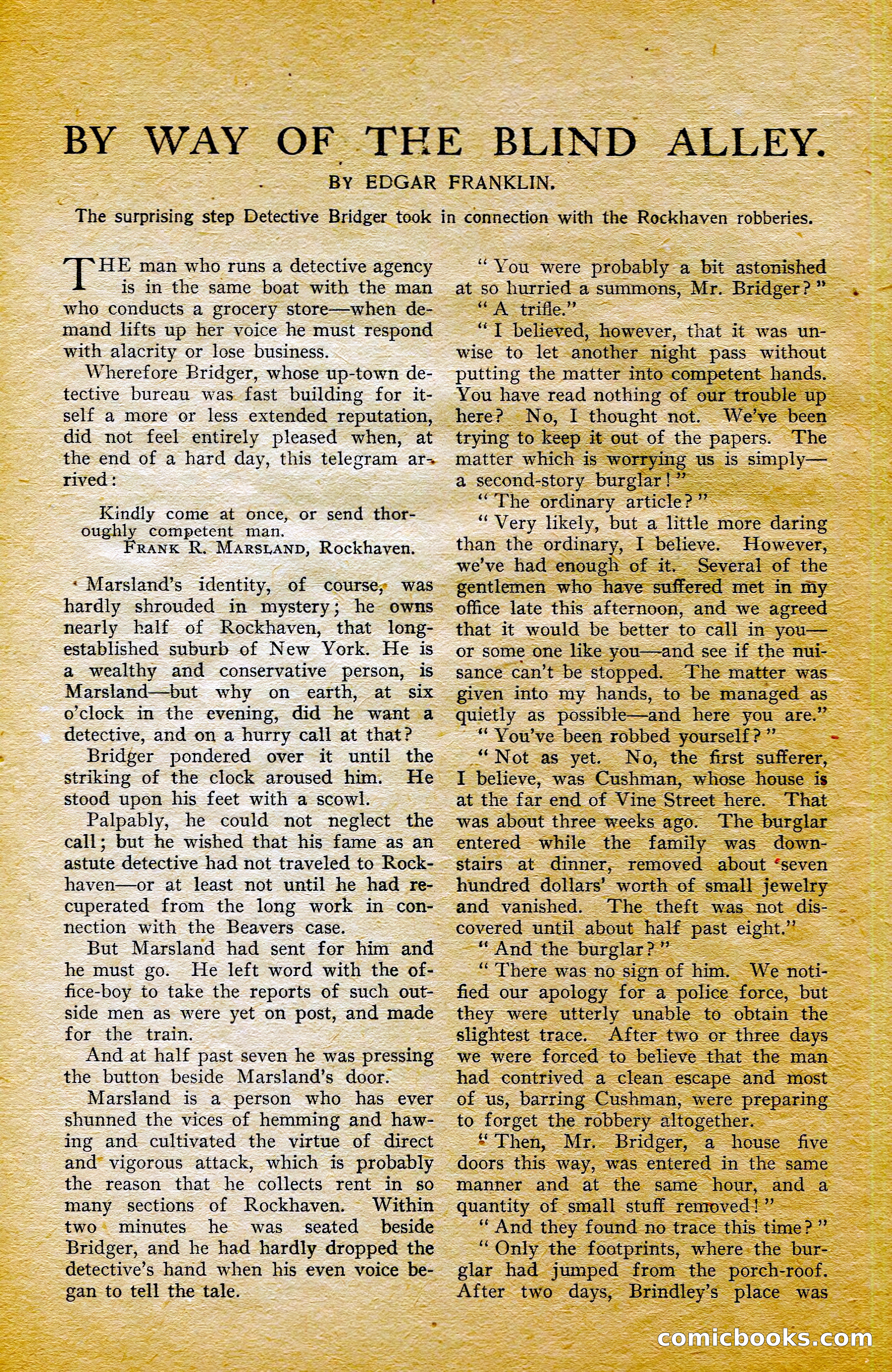 The Argosy, October 1906 — page 190 of 248