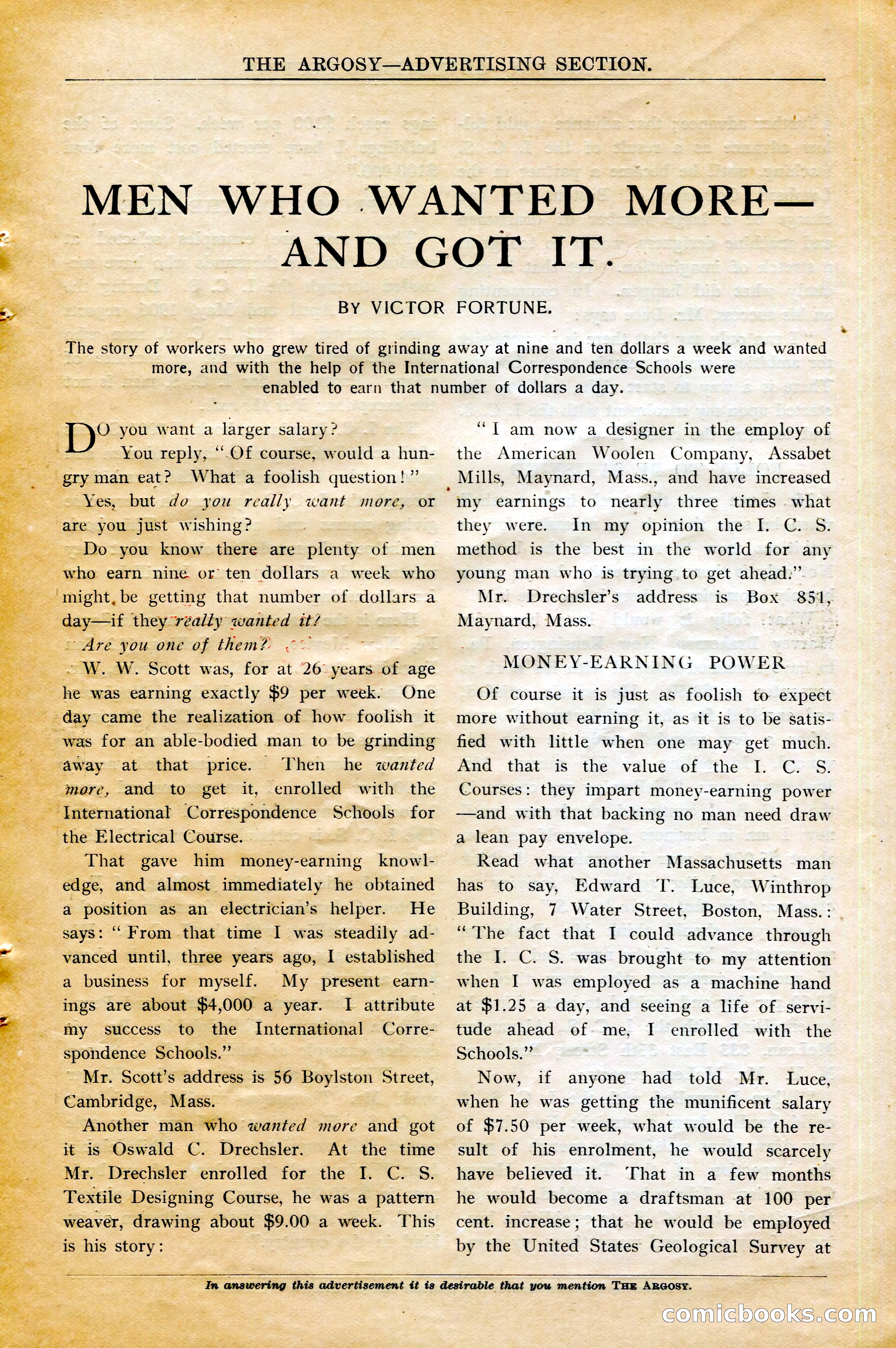 The Argosy, October 1906 — page 207 of 248