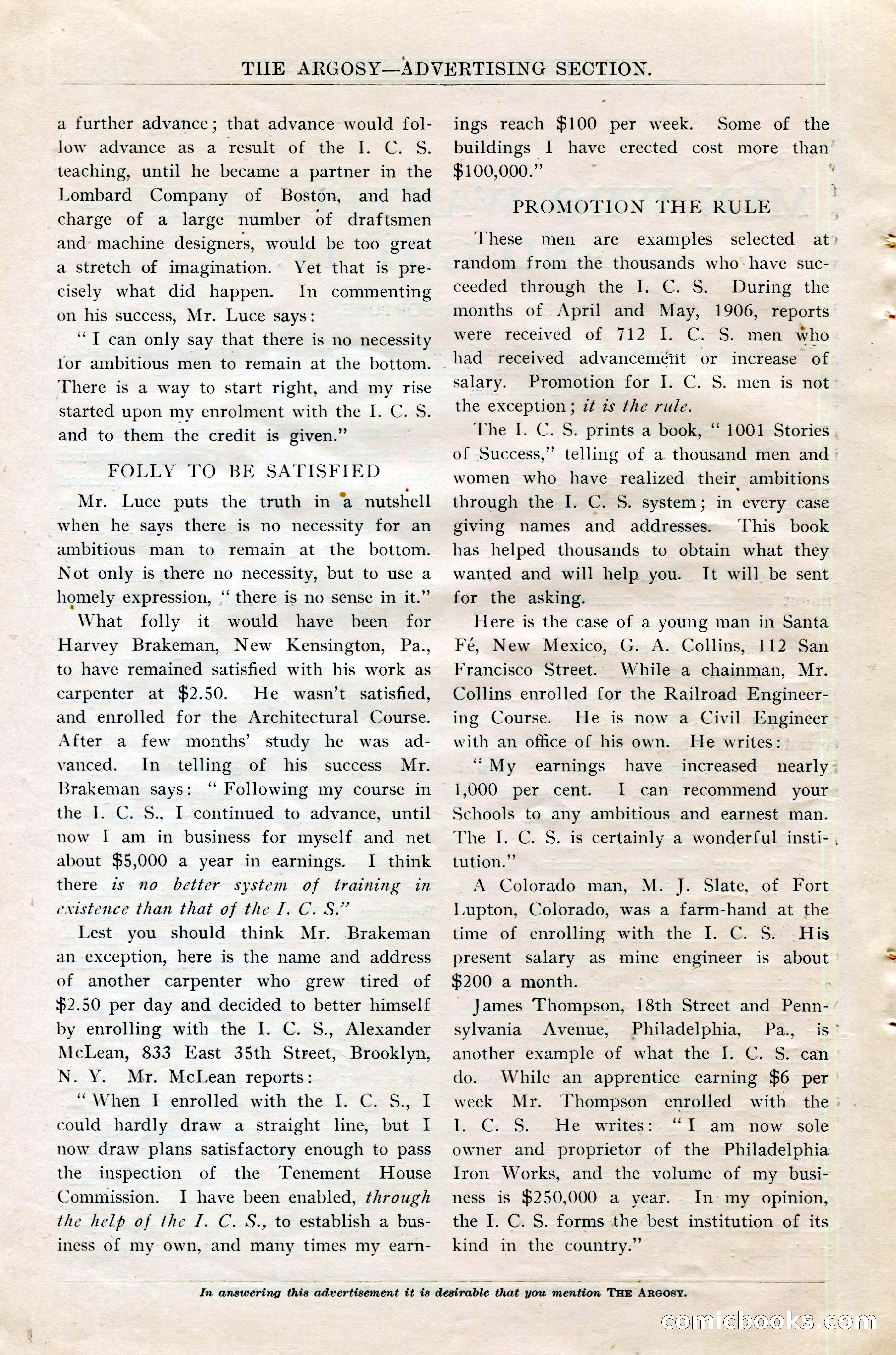The Argosy, October 1906 — page 208 of 248