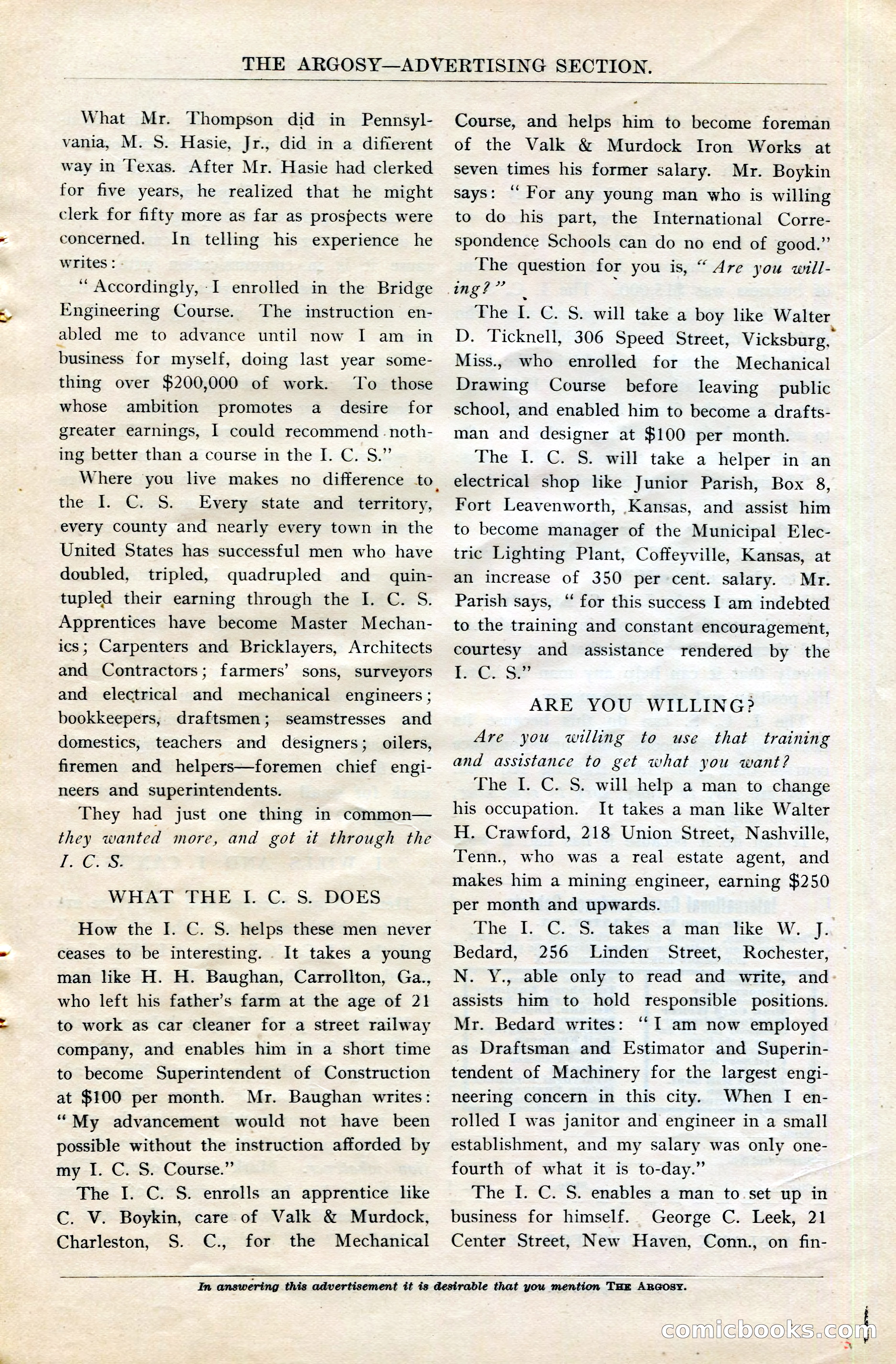 The Argosy, October 1906 — page 209 of 248