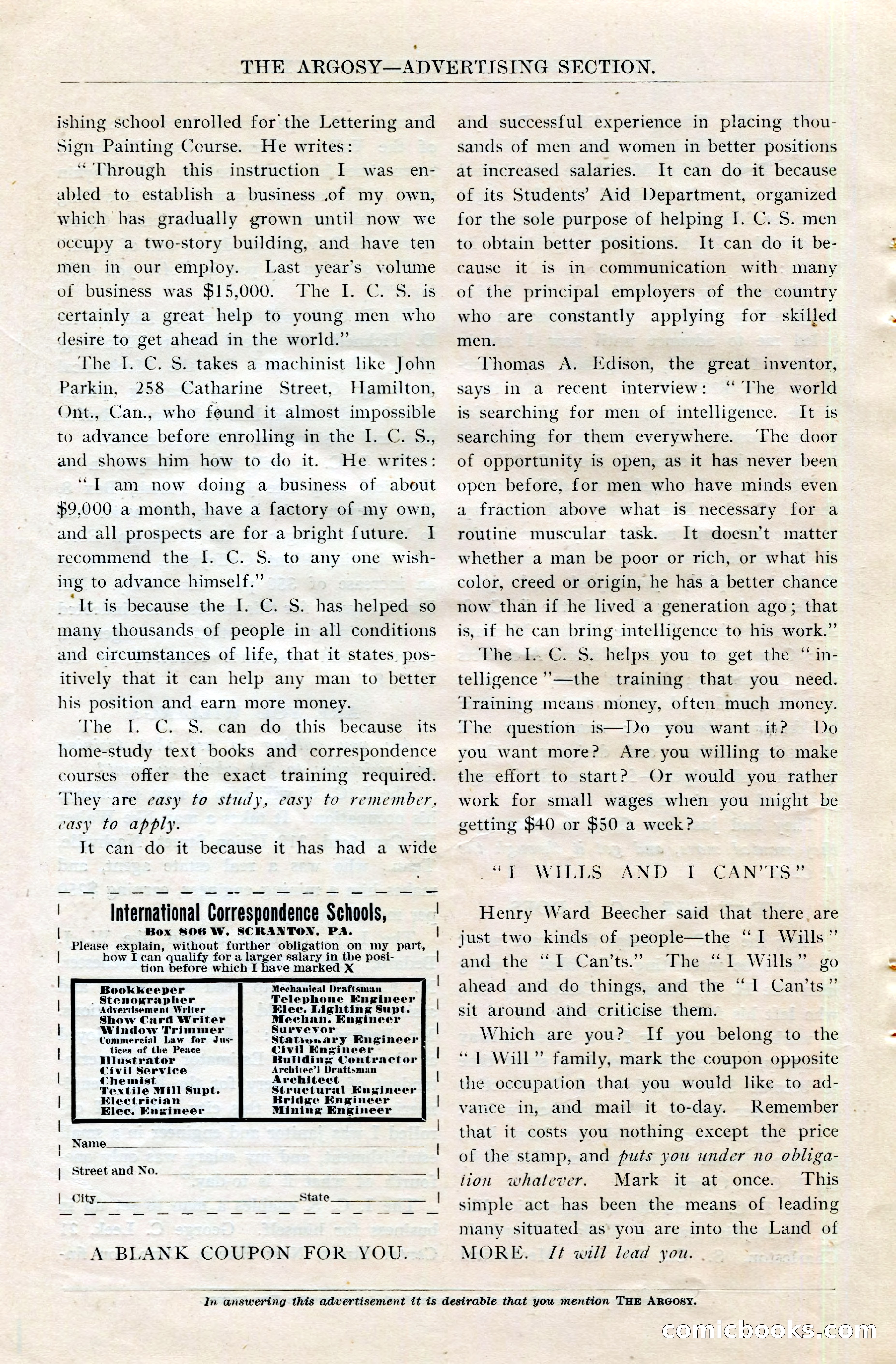 The Argosy, October 1906 — page 210 of 248