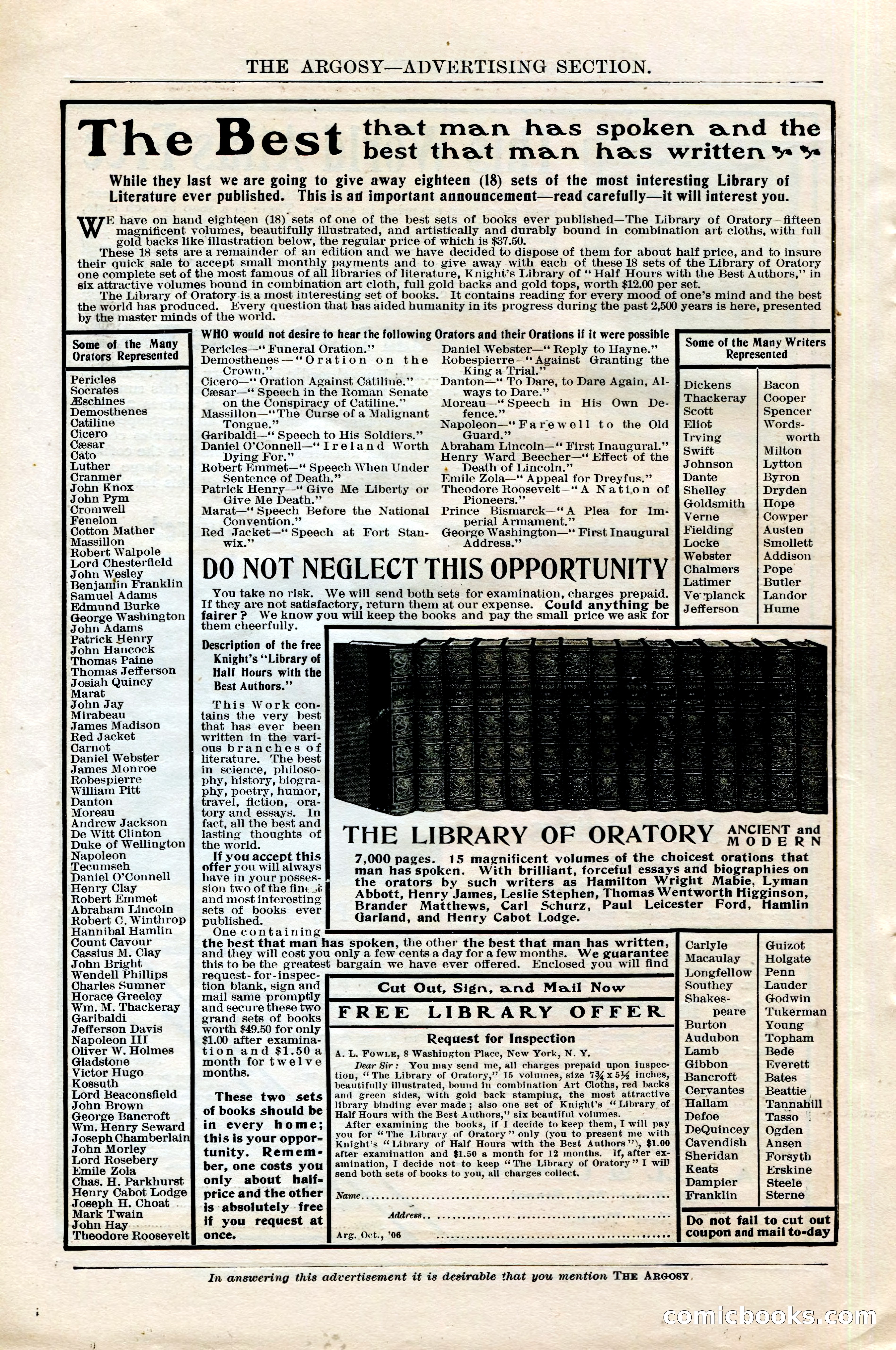 The Argosy, October 1906 — page 226 of 248