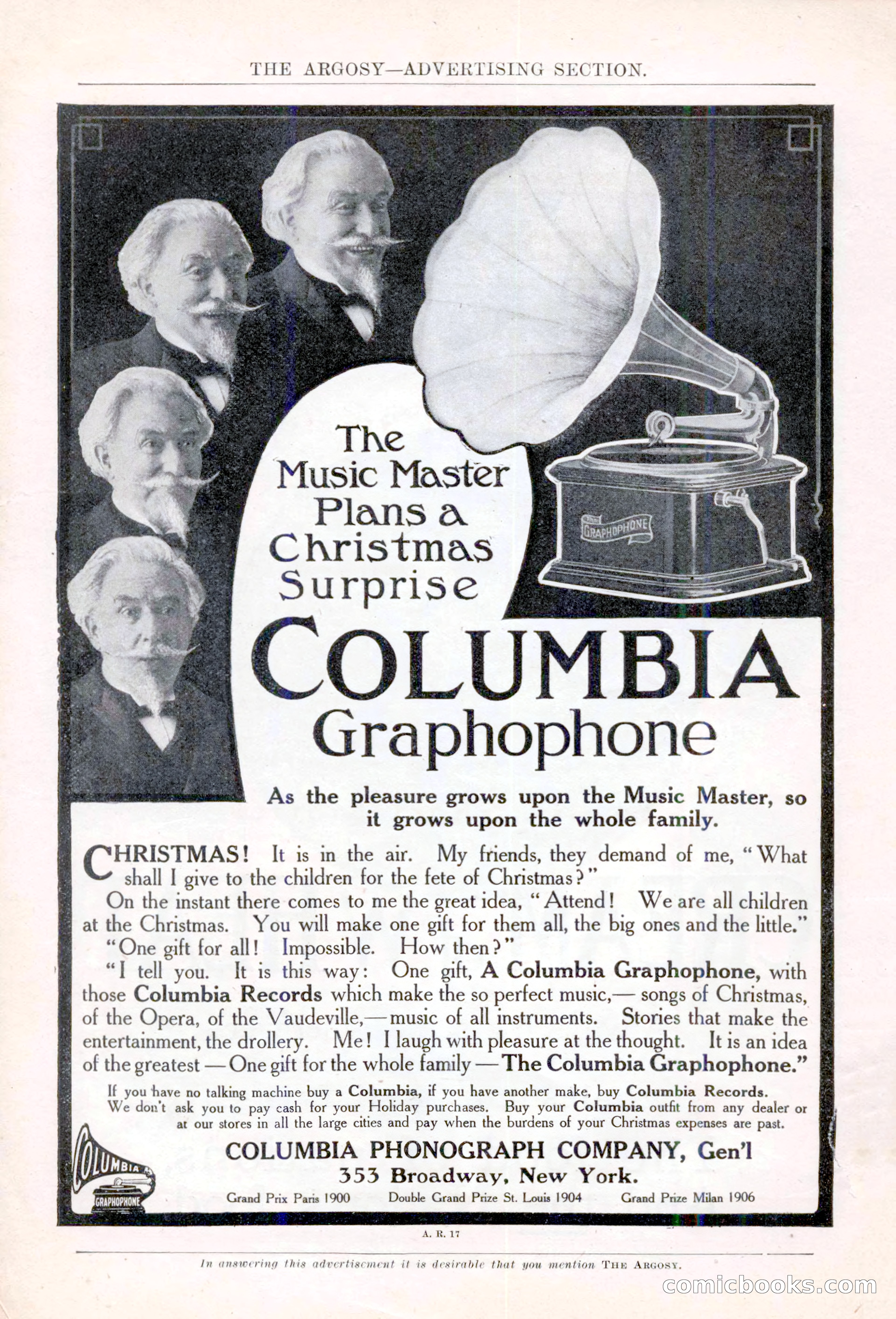 The Argosy, January 1907 — page 4 of 220