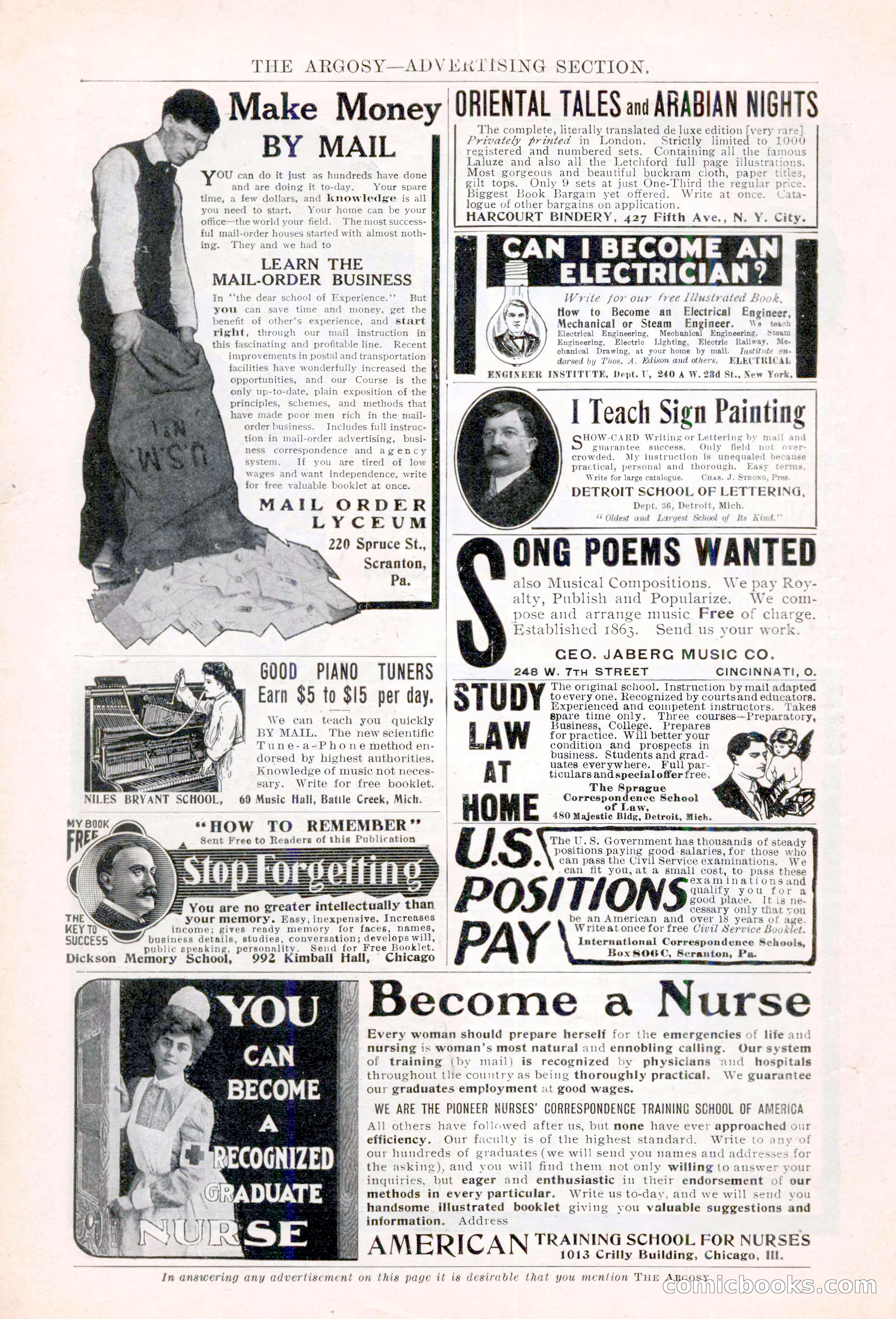 The Argosy, January 1907 — page 8 of 220