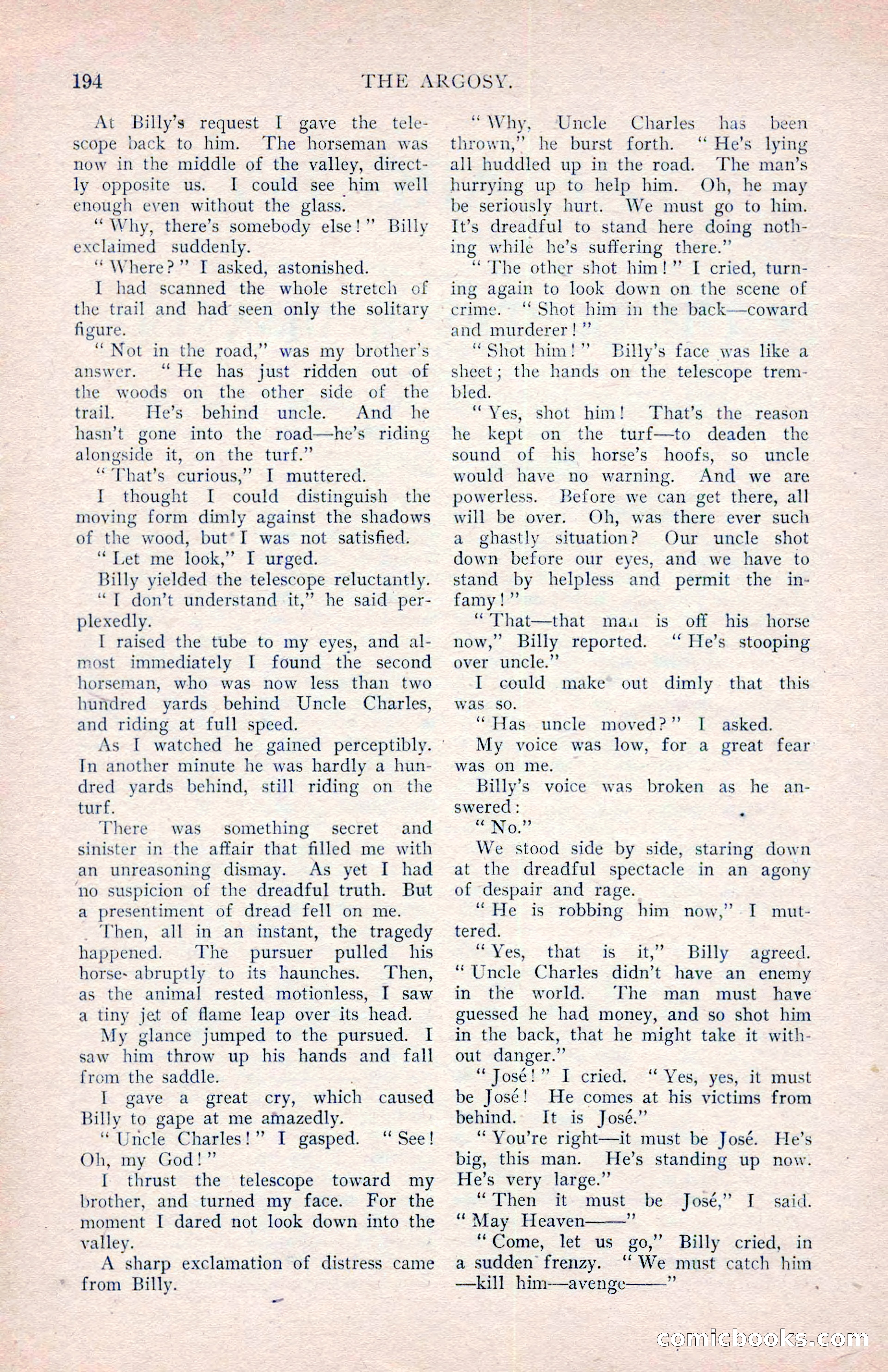 The Argosy, January 1907 — page 12 of 220