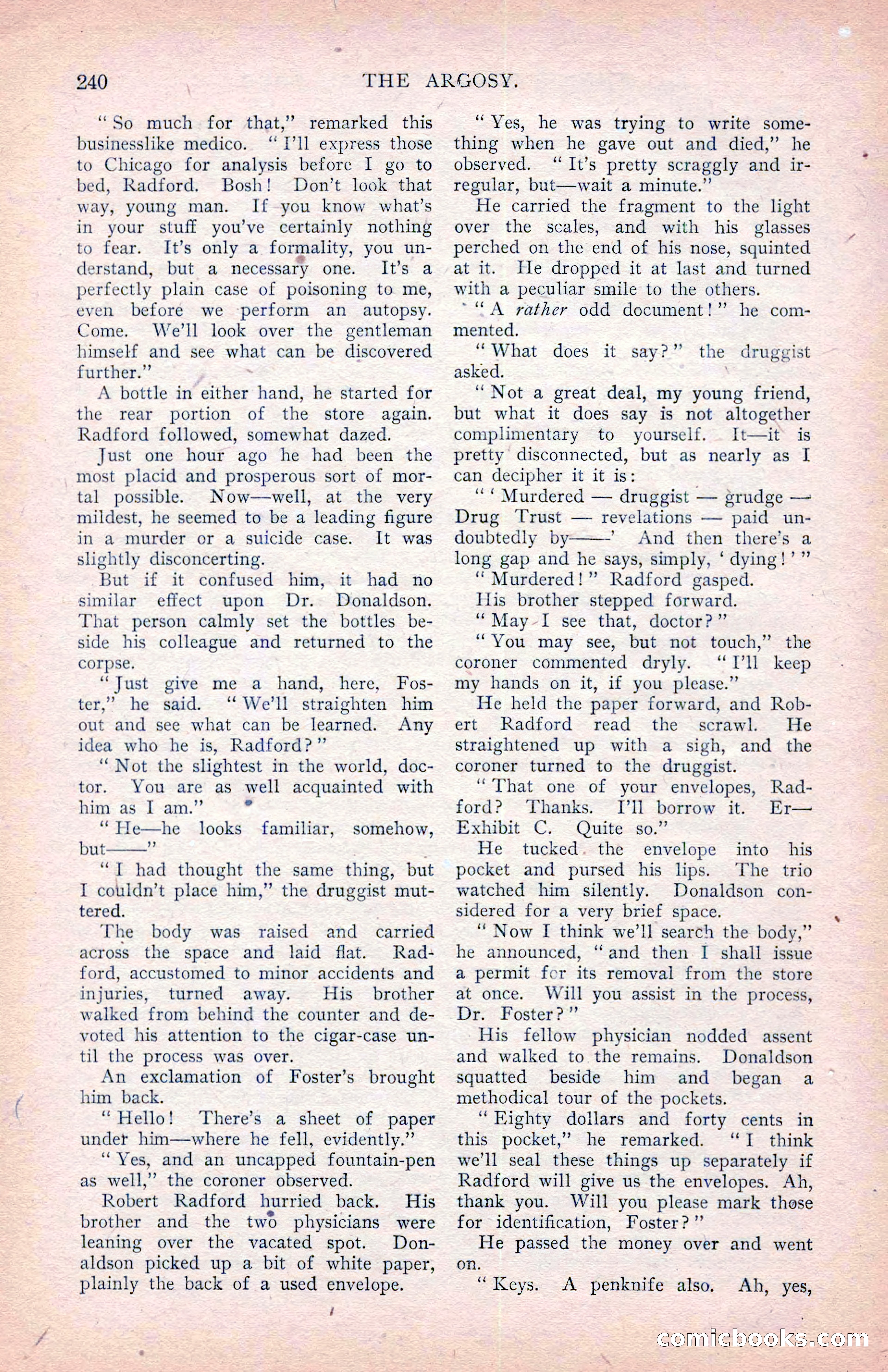 The Argosy, January 1907 — page 58 of 220