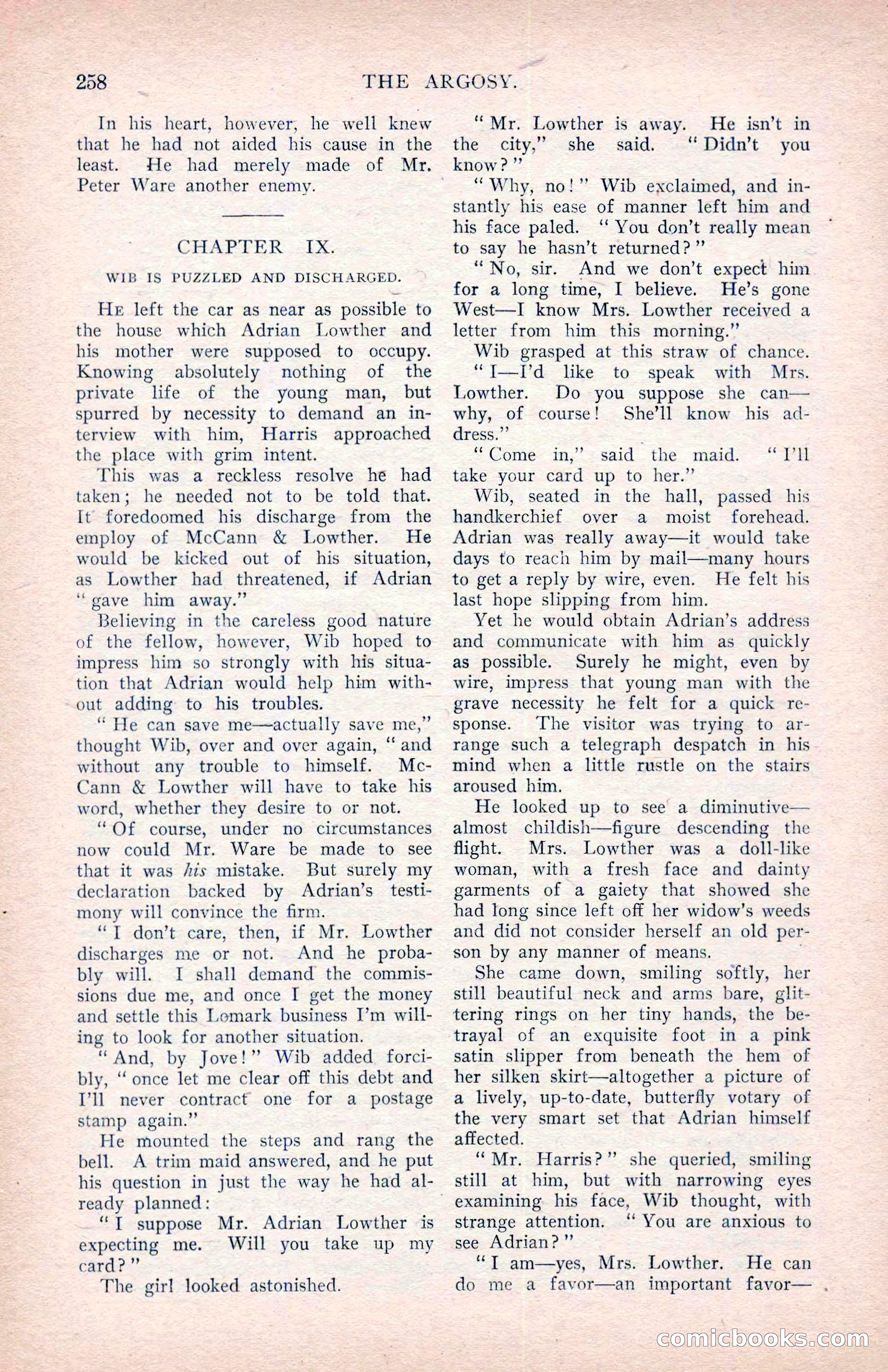 The Argosy, January 1907 — page 76 of 220