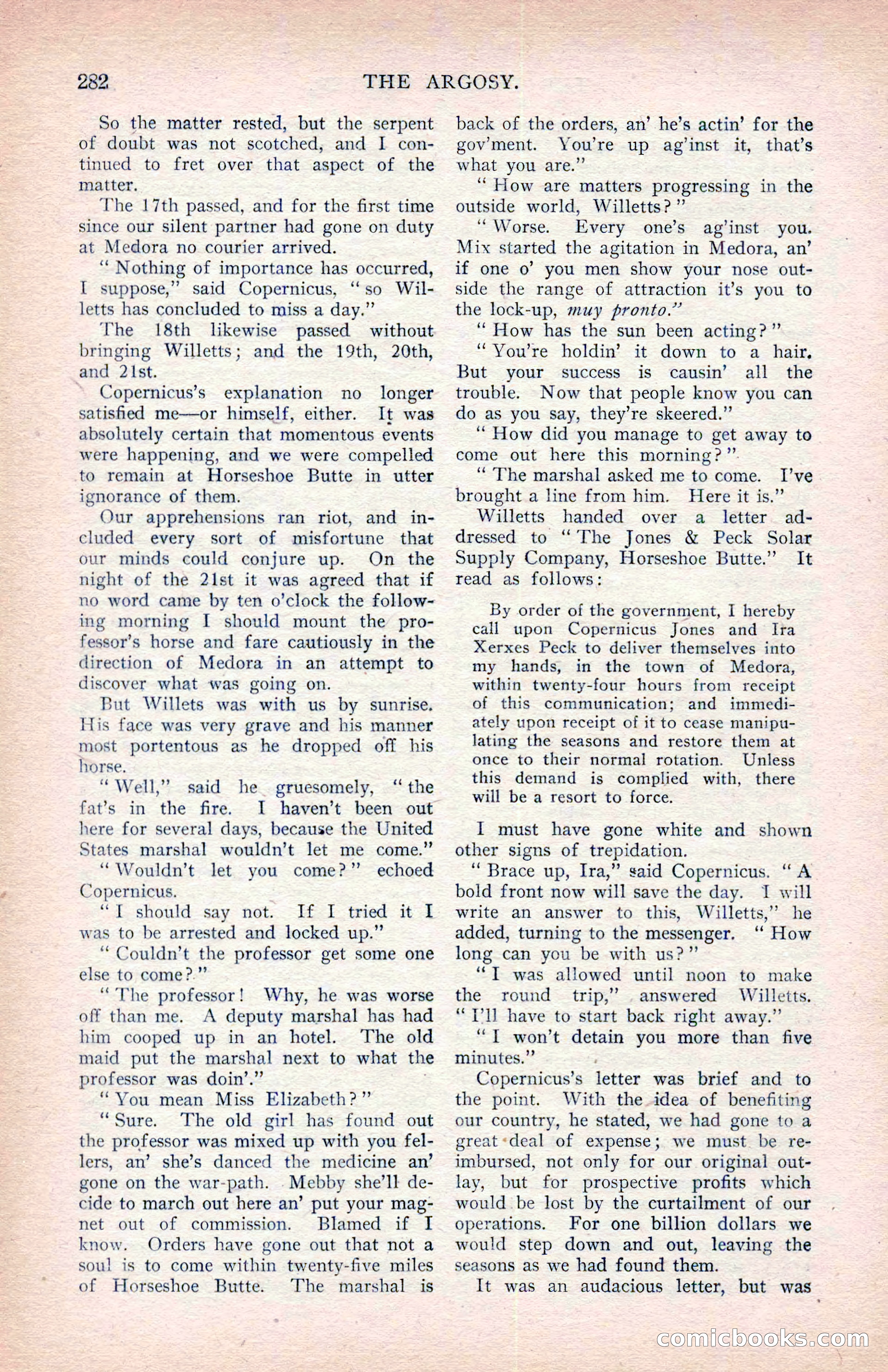 The Argosy, January 1907 — page 100 of 220