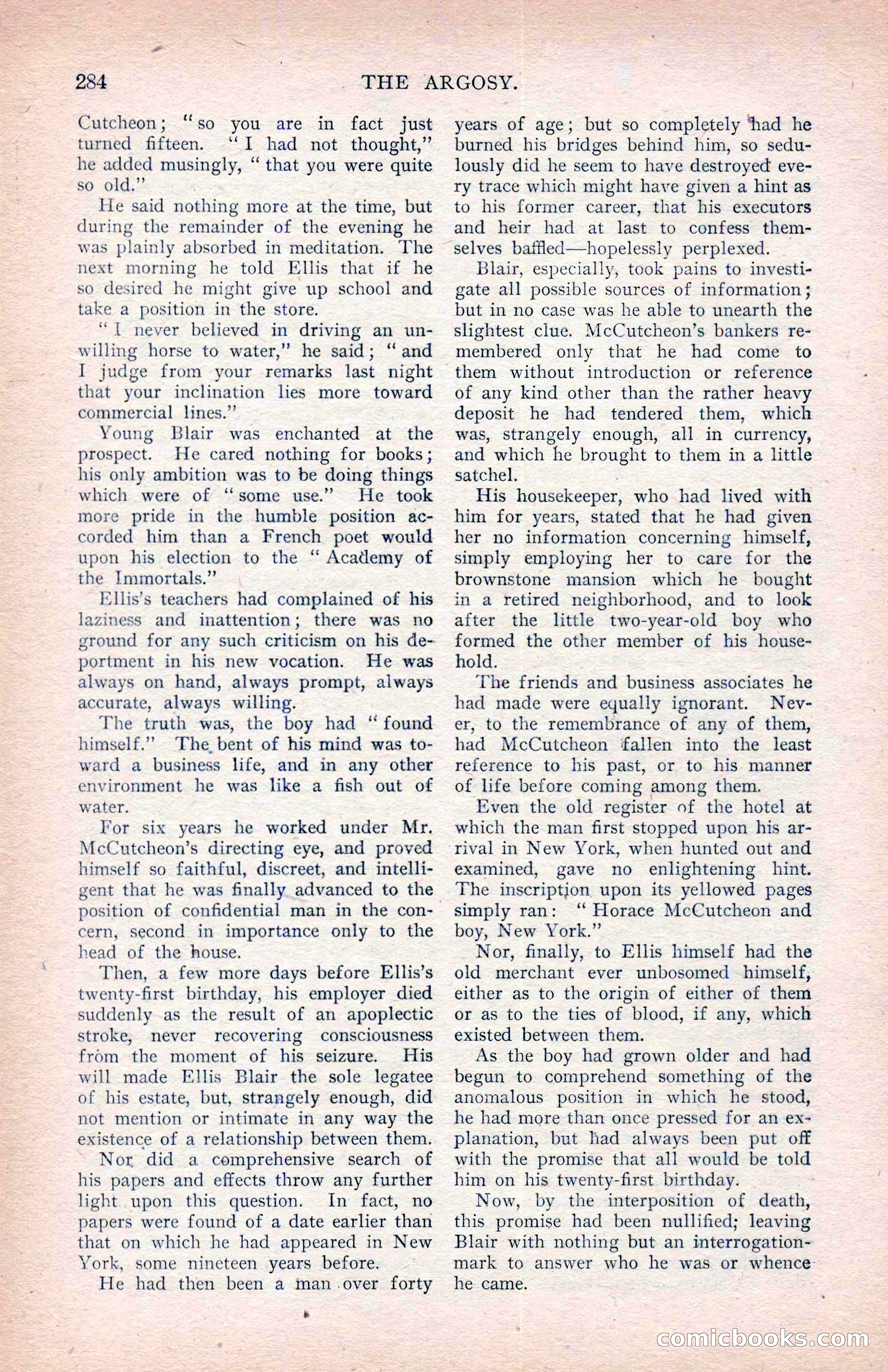 The Argosy, January 1907 — page 102 of 220