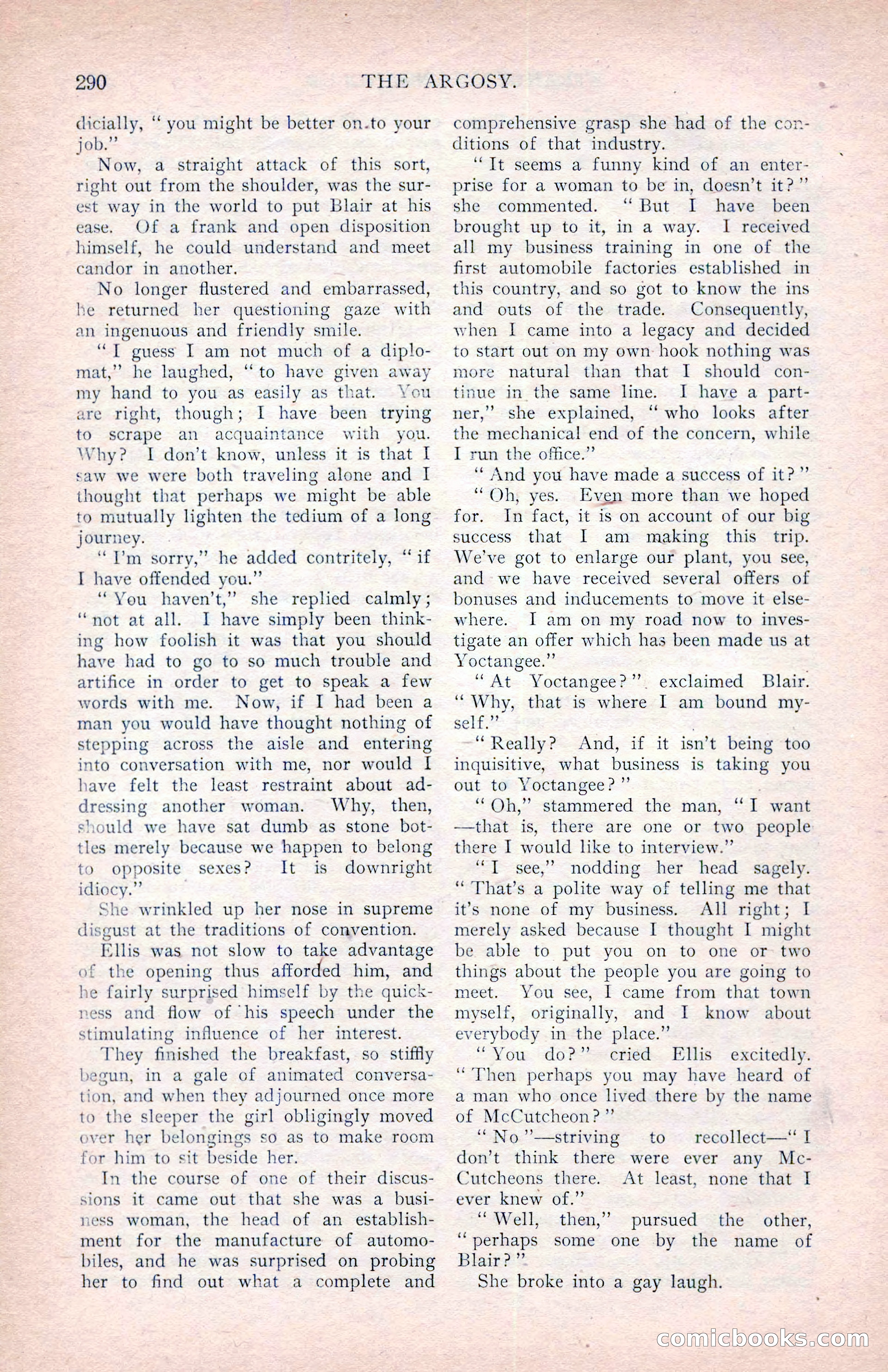 The Argosy, January 1907 — page 108 of 220