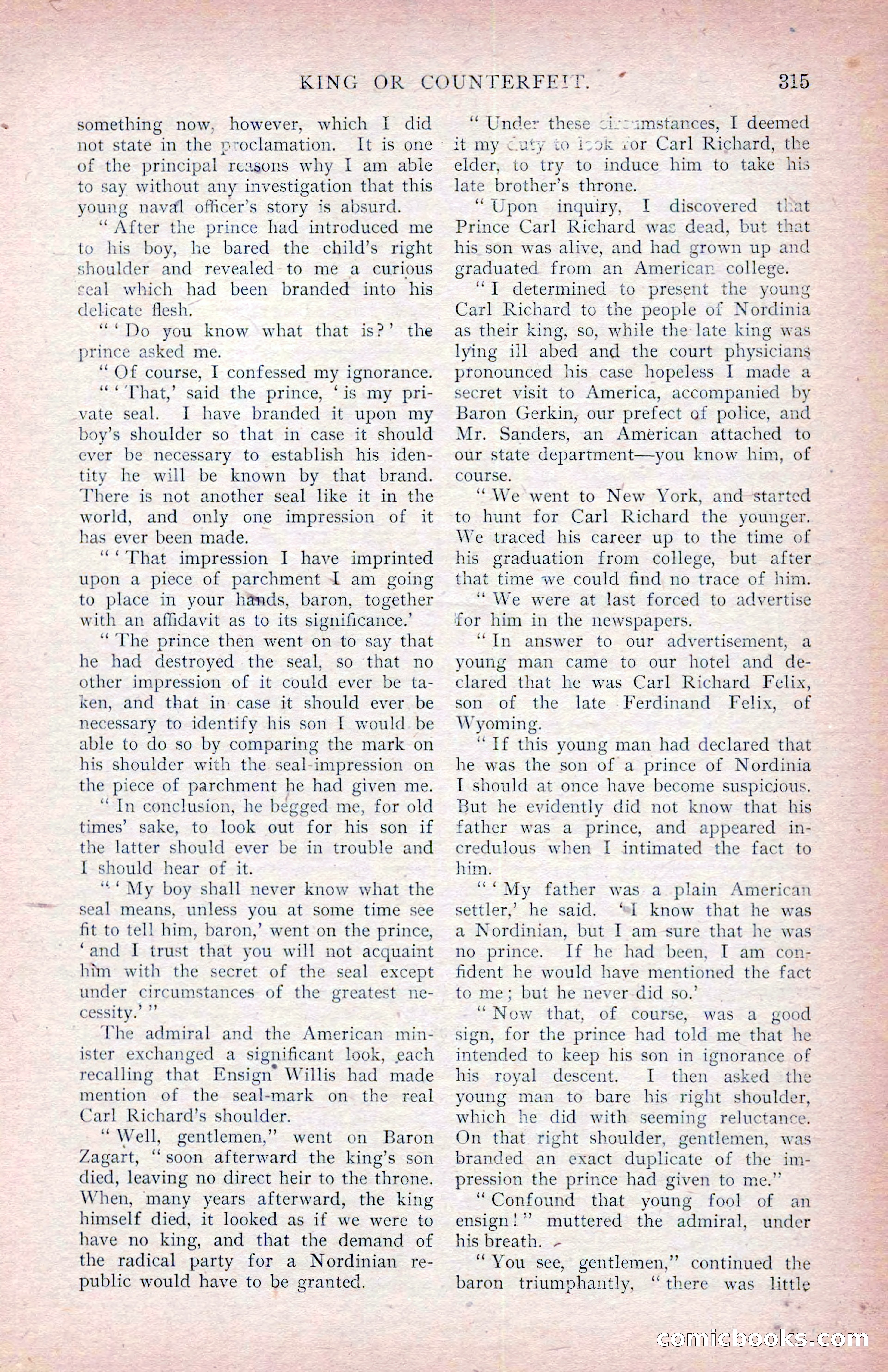 The Argosy, January 1907 — page 133 of 220