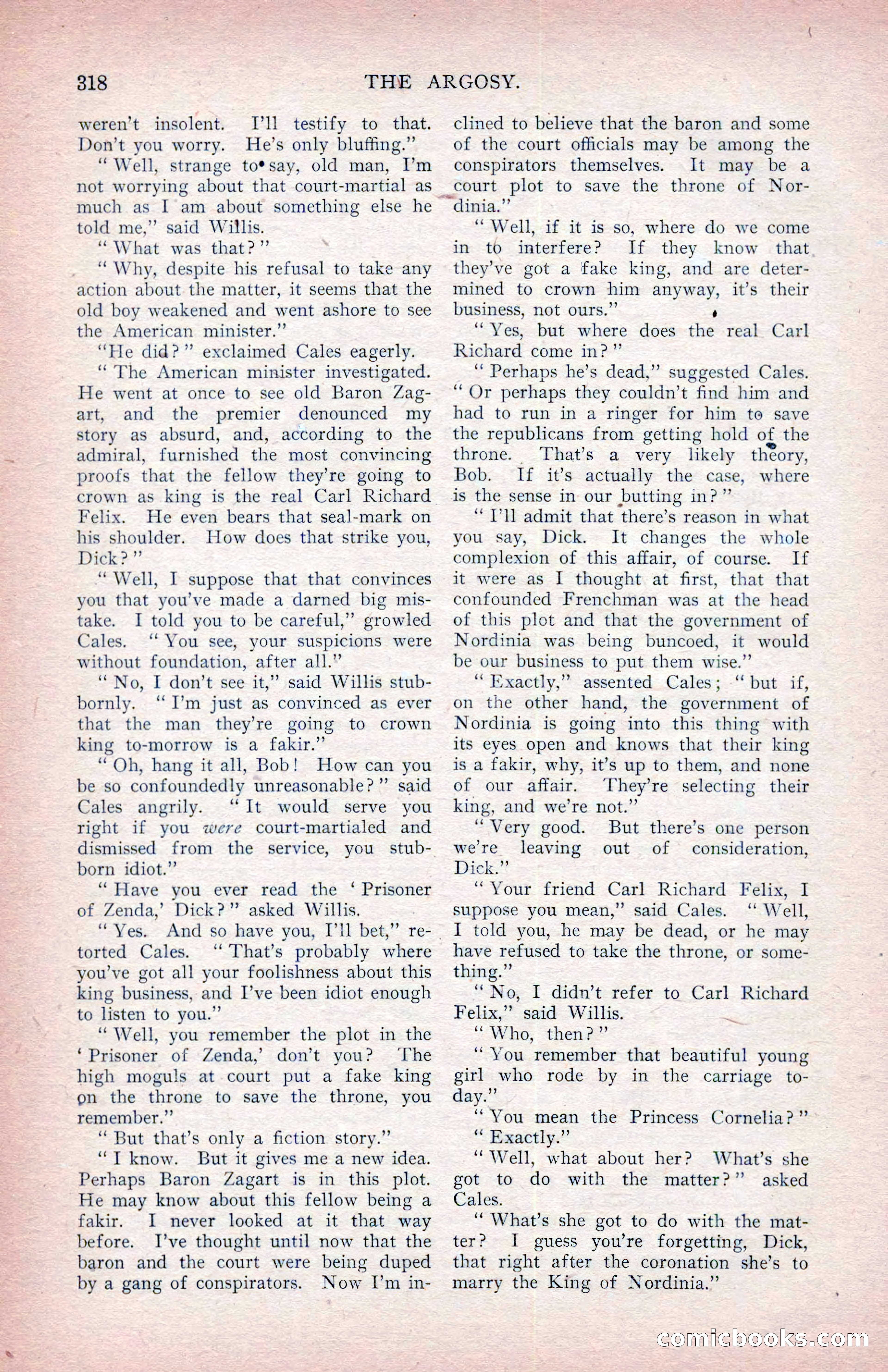 The Argosy, January 1907 — page 136 of 220