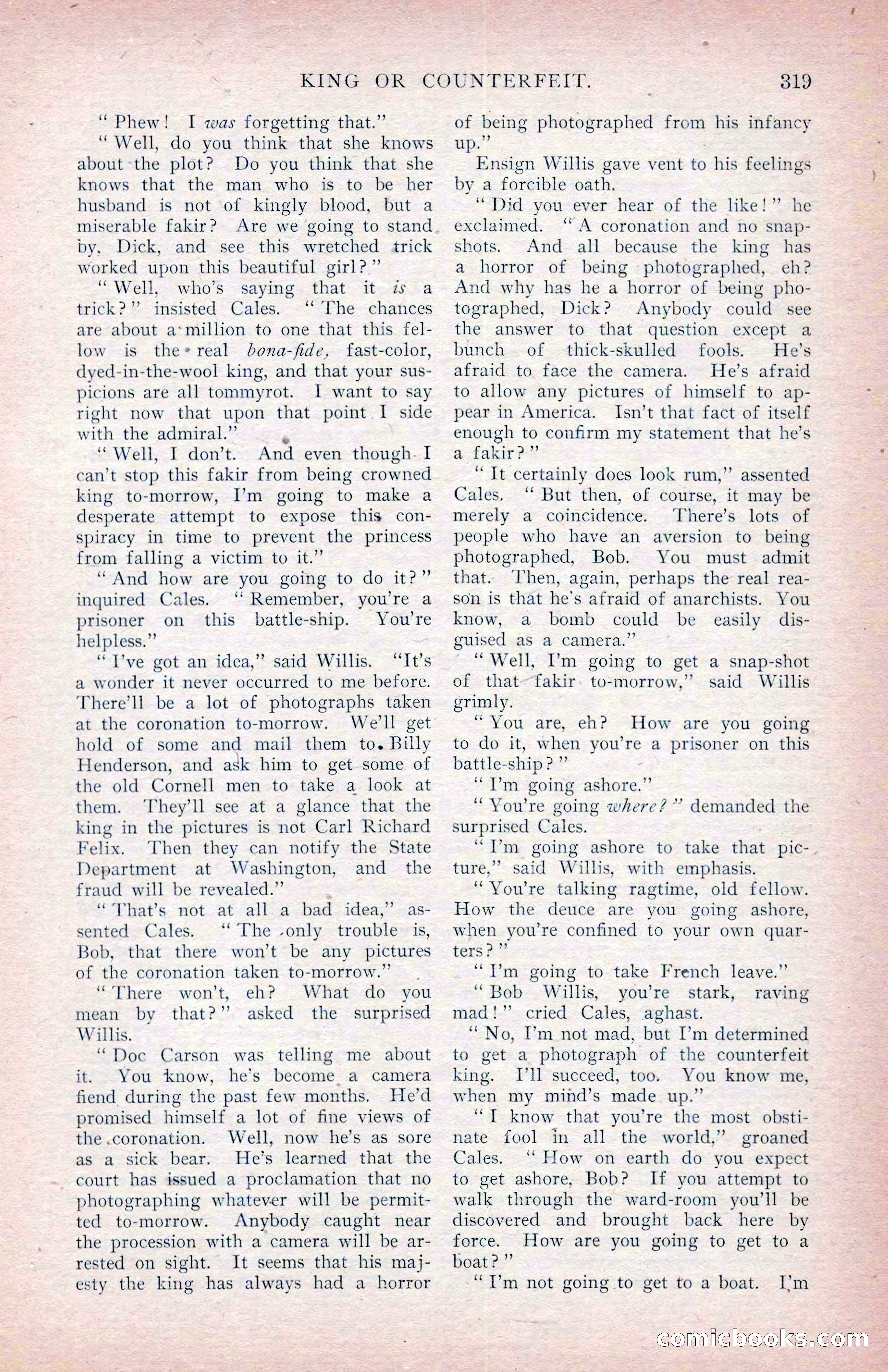 The Argosy, January 1907 — page 137 of 220