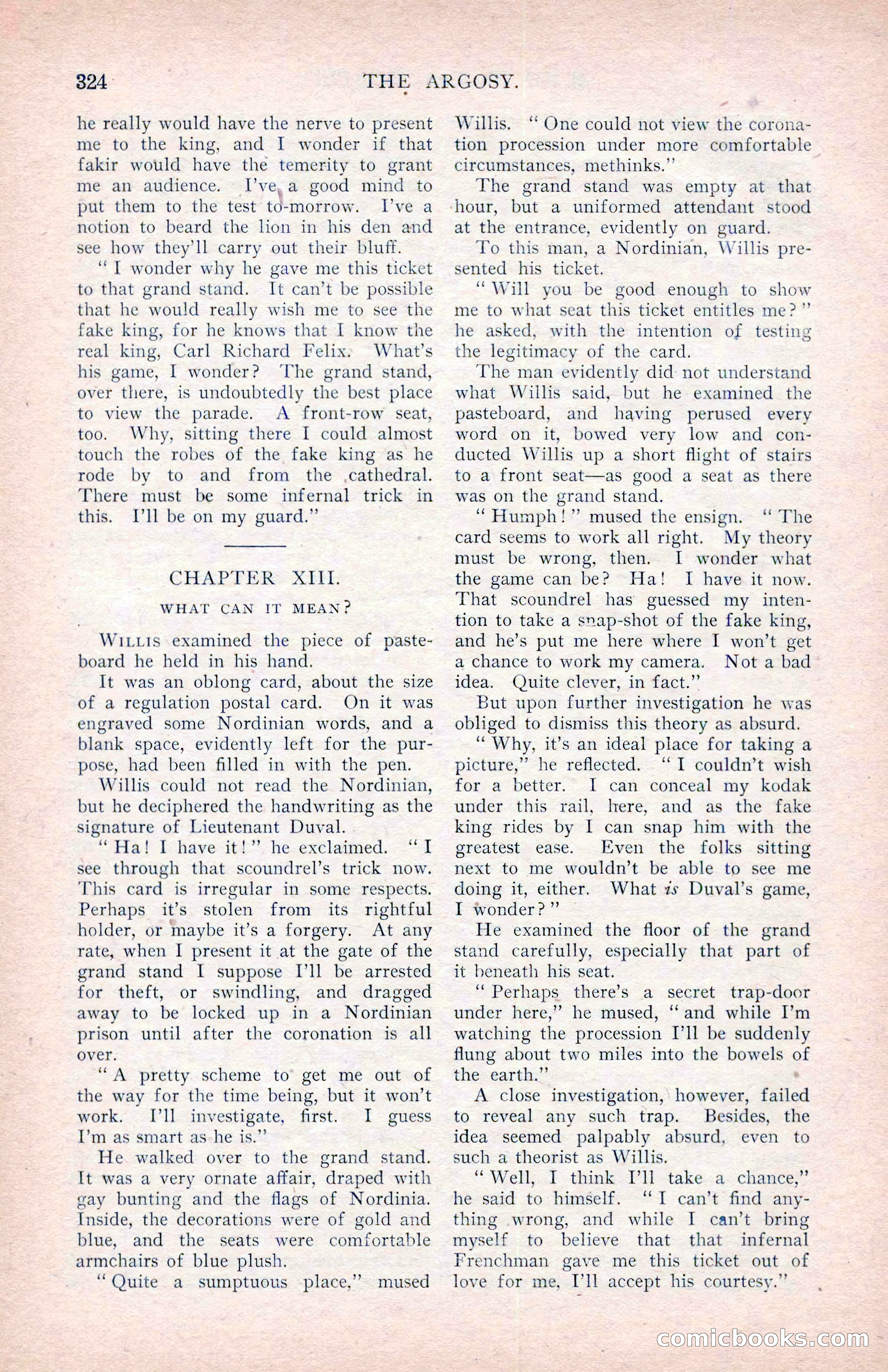 The Argosy, January 1907 — page 142 of 220