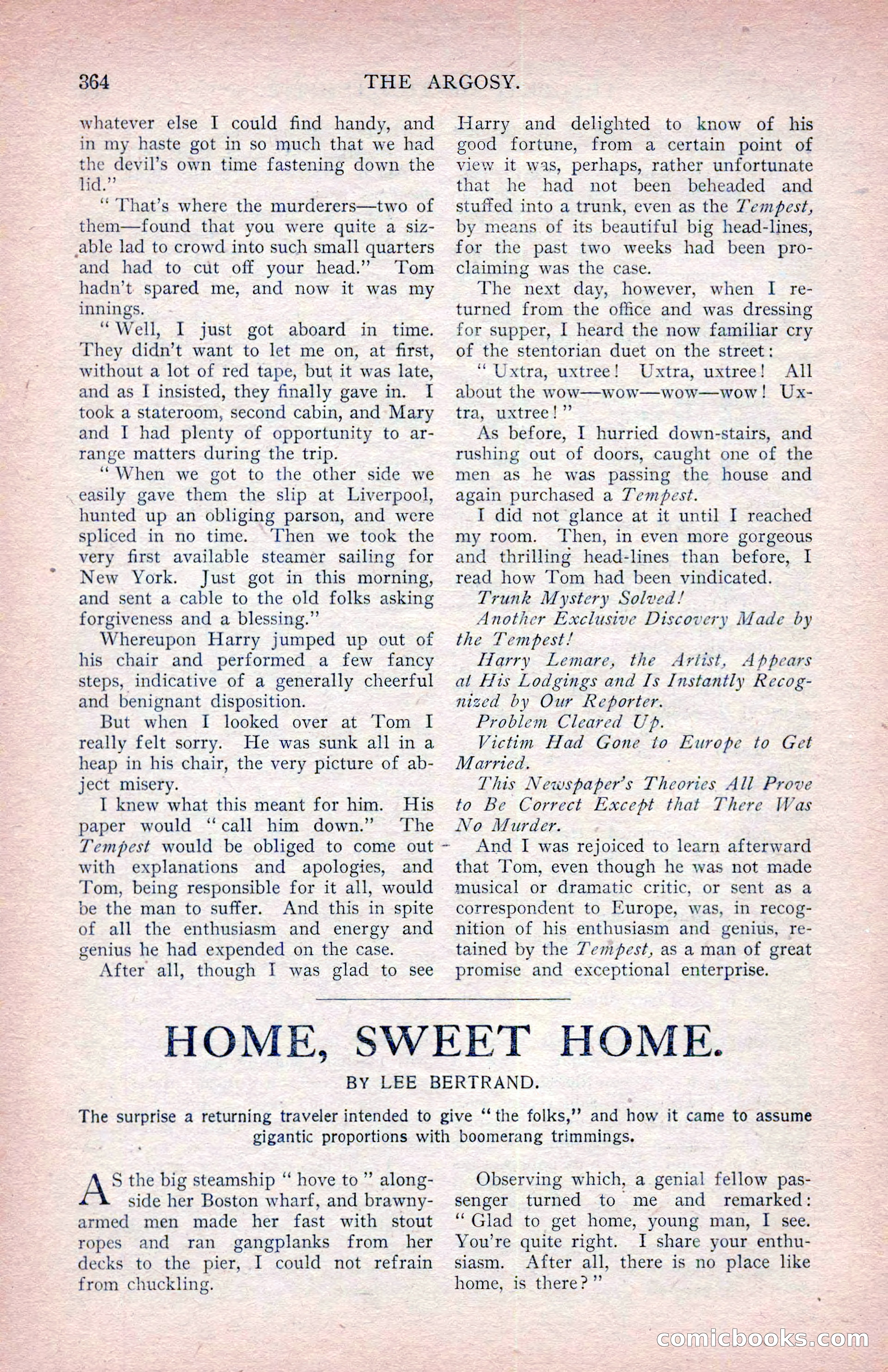The Argosy, January 1907 — page 182 of 220