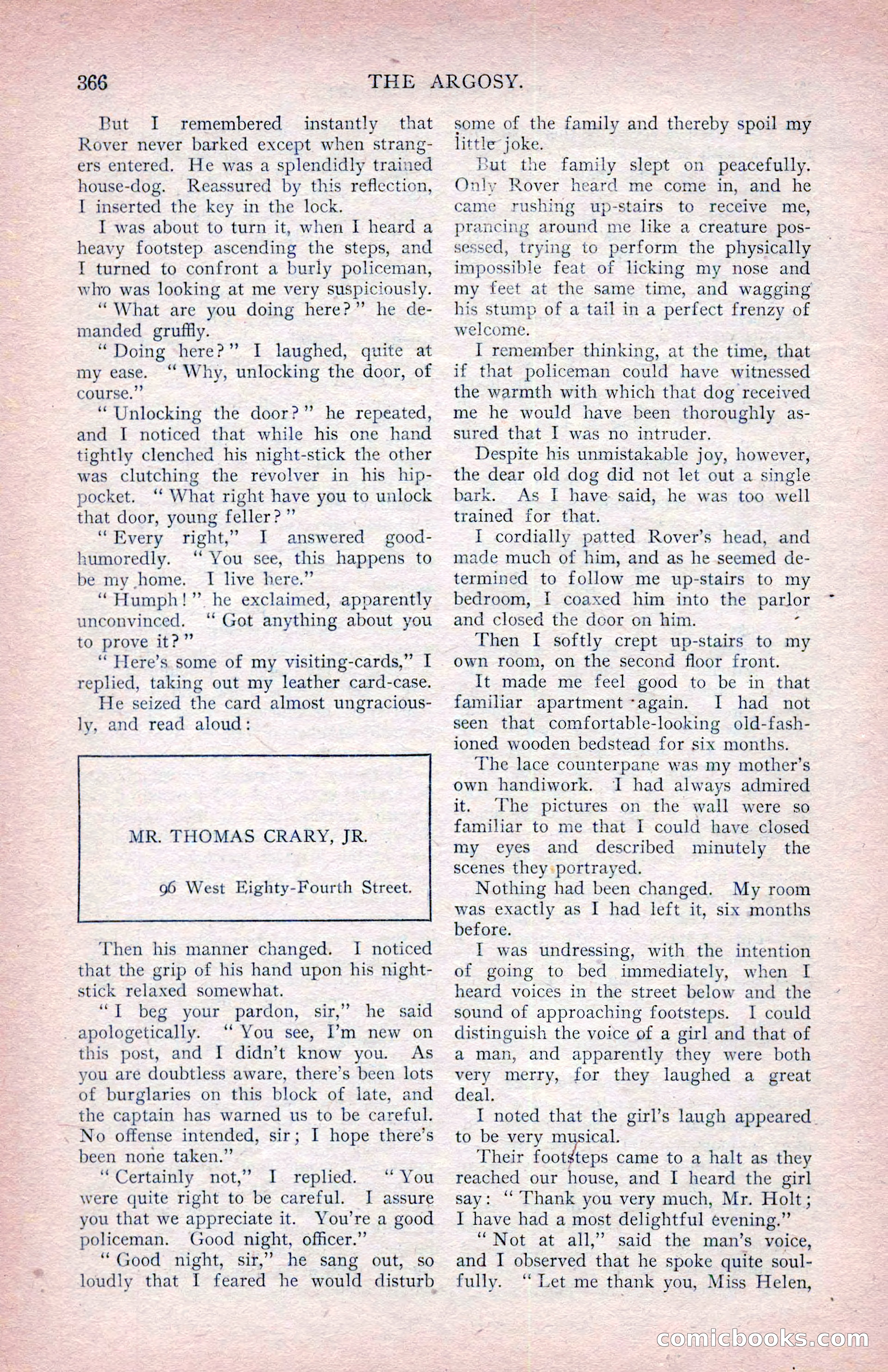 The Argosy, January 1907 — page 184 of 220