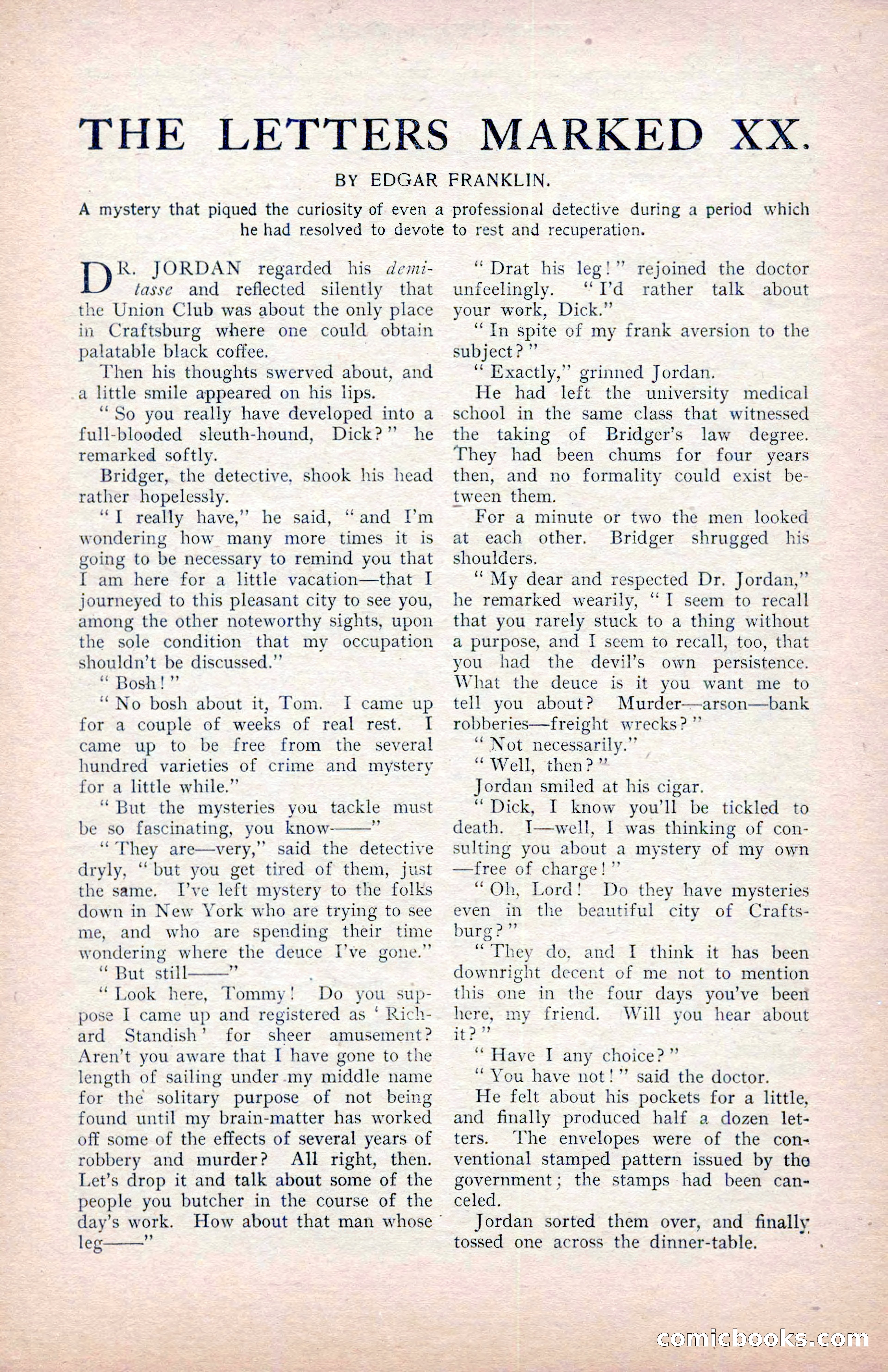 The Argosy, January 1907 — page 190 of 220