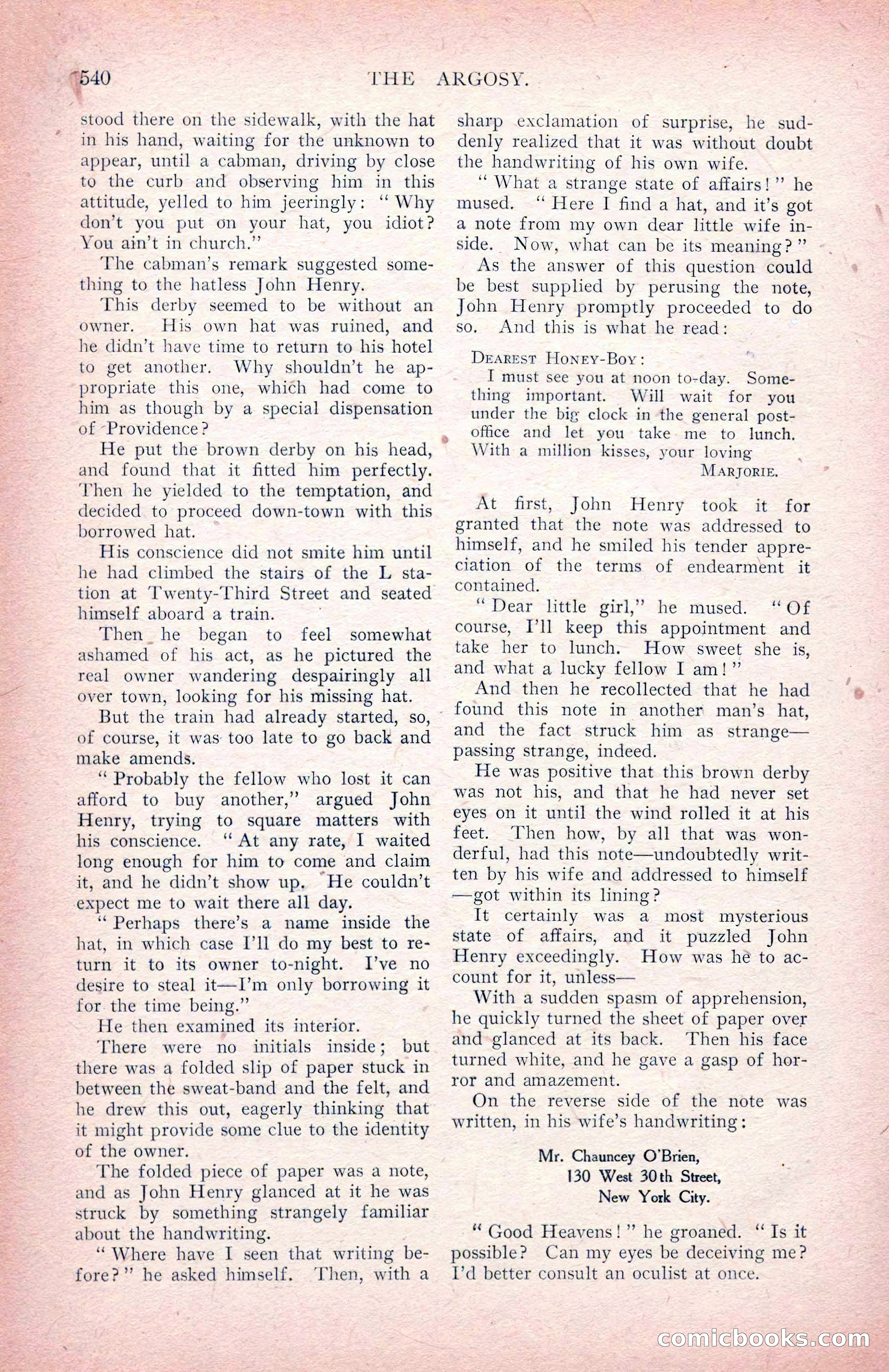 The Argosy for February — page 166 of 236