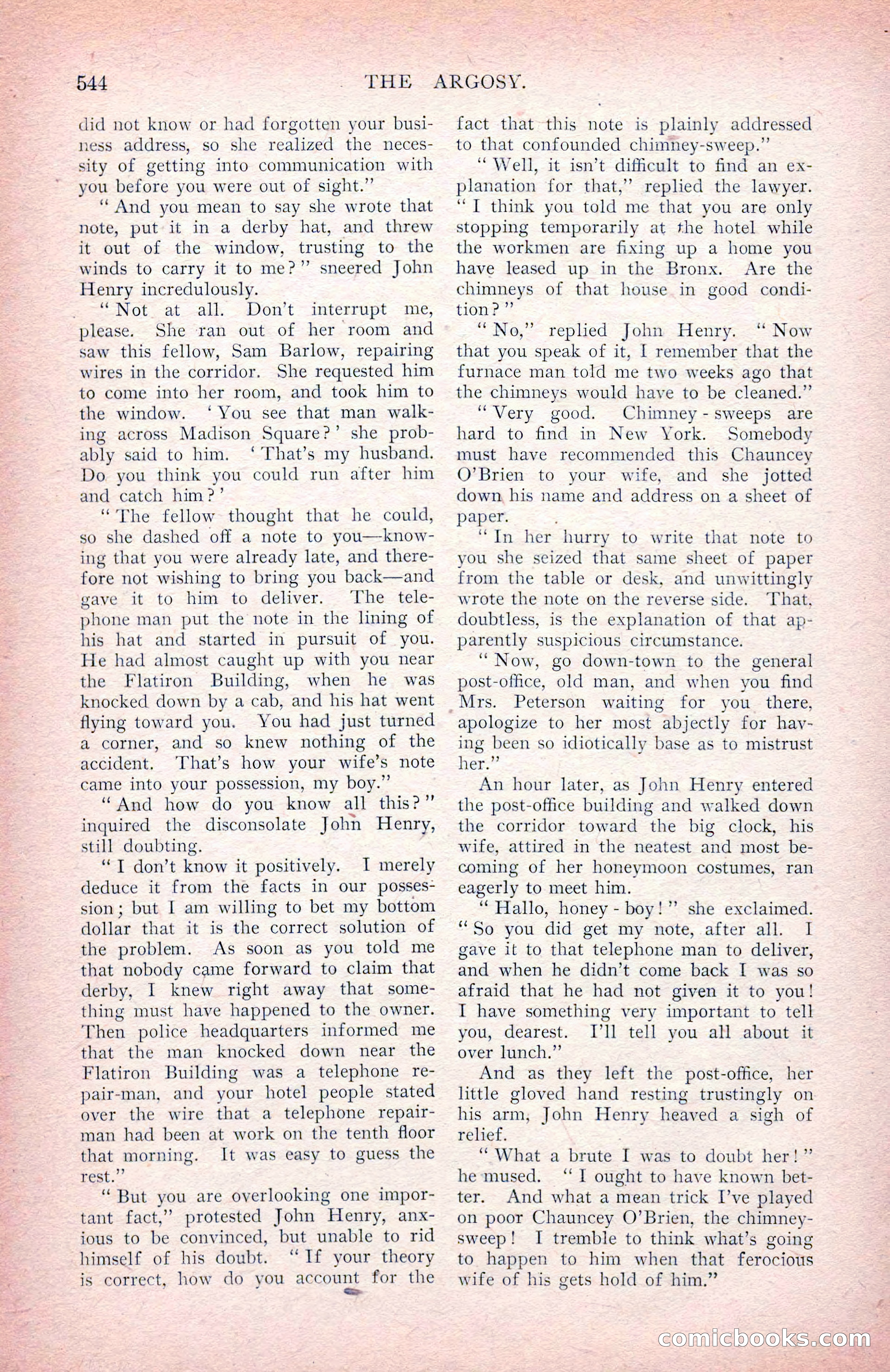 The Argosy for February — page 170 of 236
