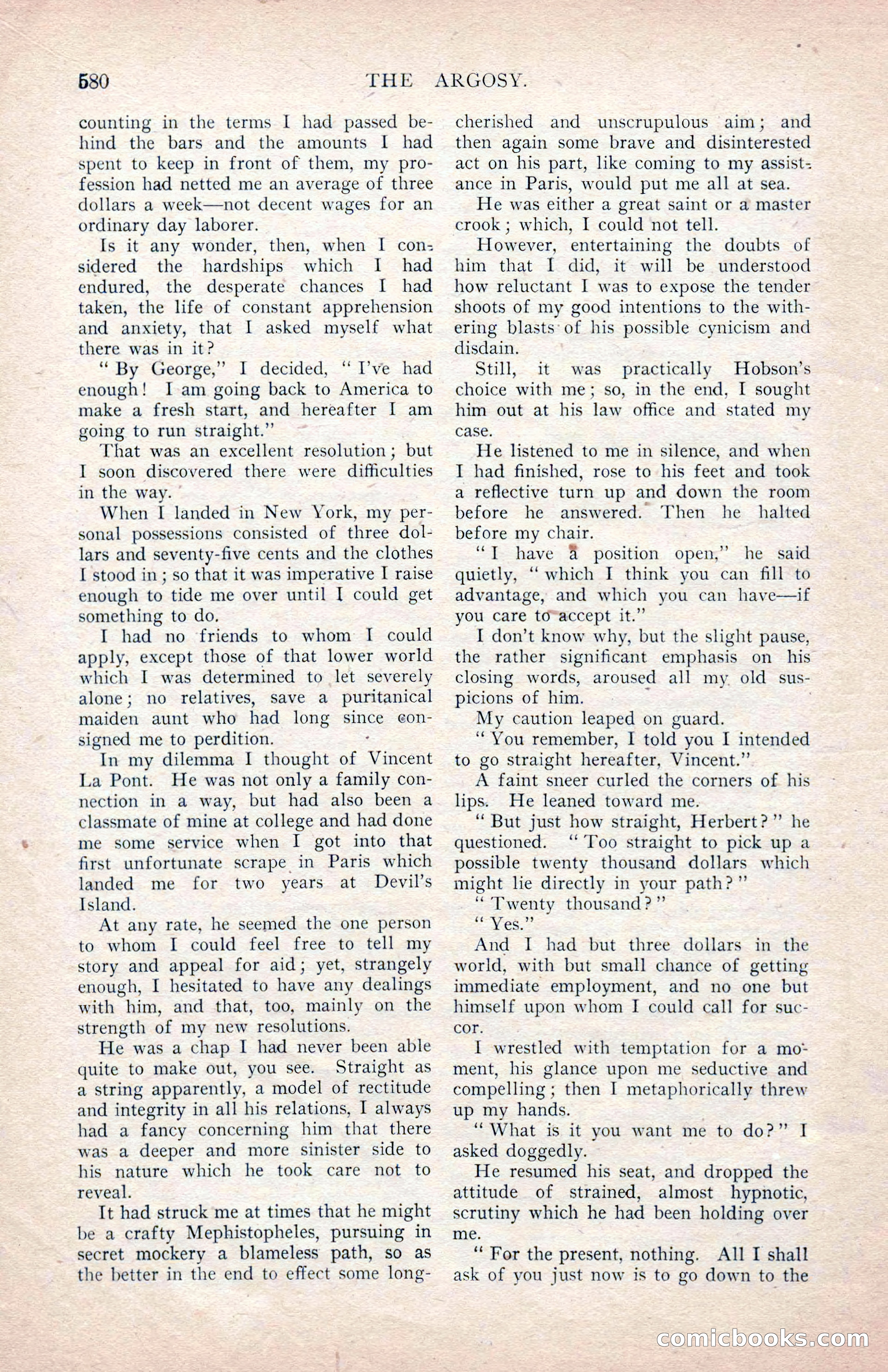 The Argosy for March 1909 — page 18 of 244