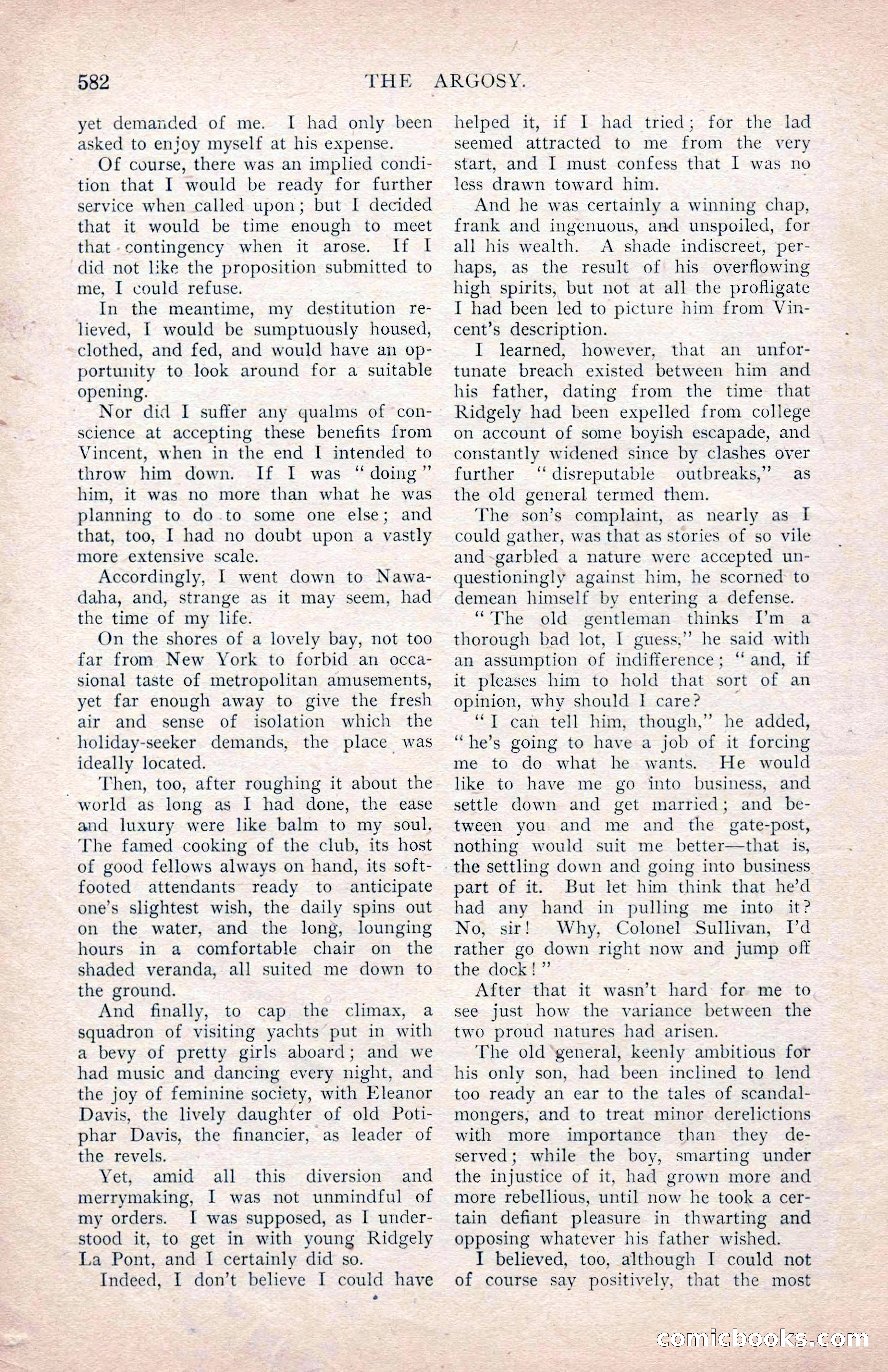 The Argosy for March 1909 — page 20 of 244