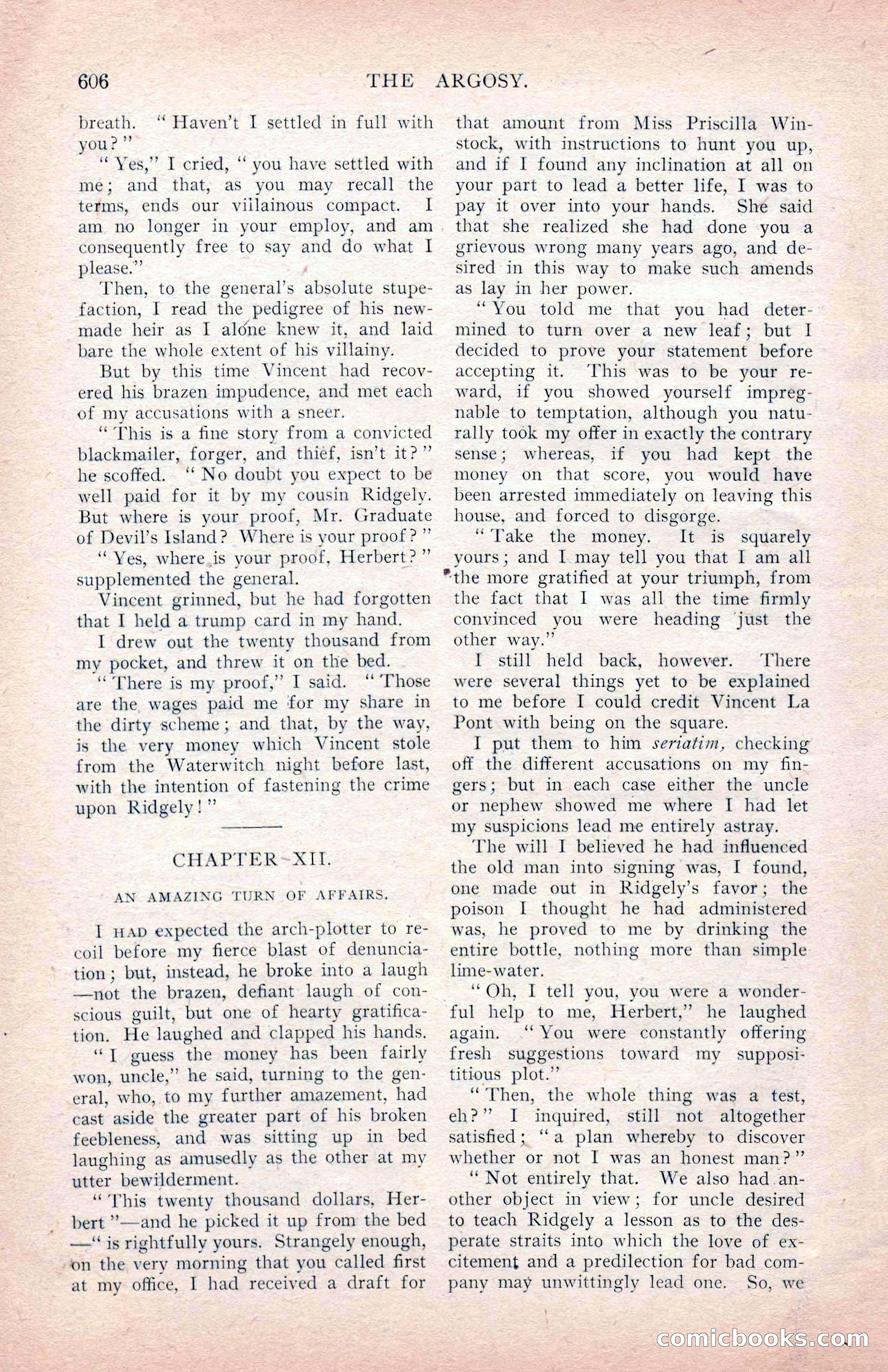 The Argosy for March 1909 — page 44 of 244