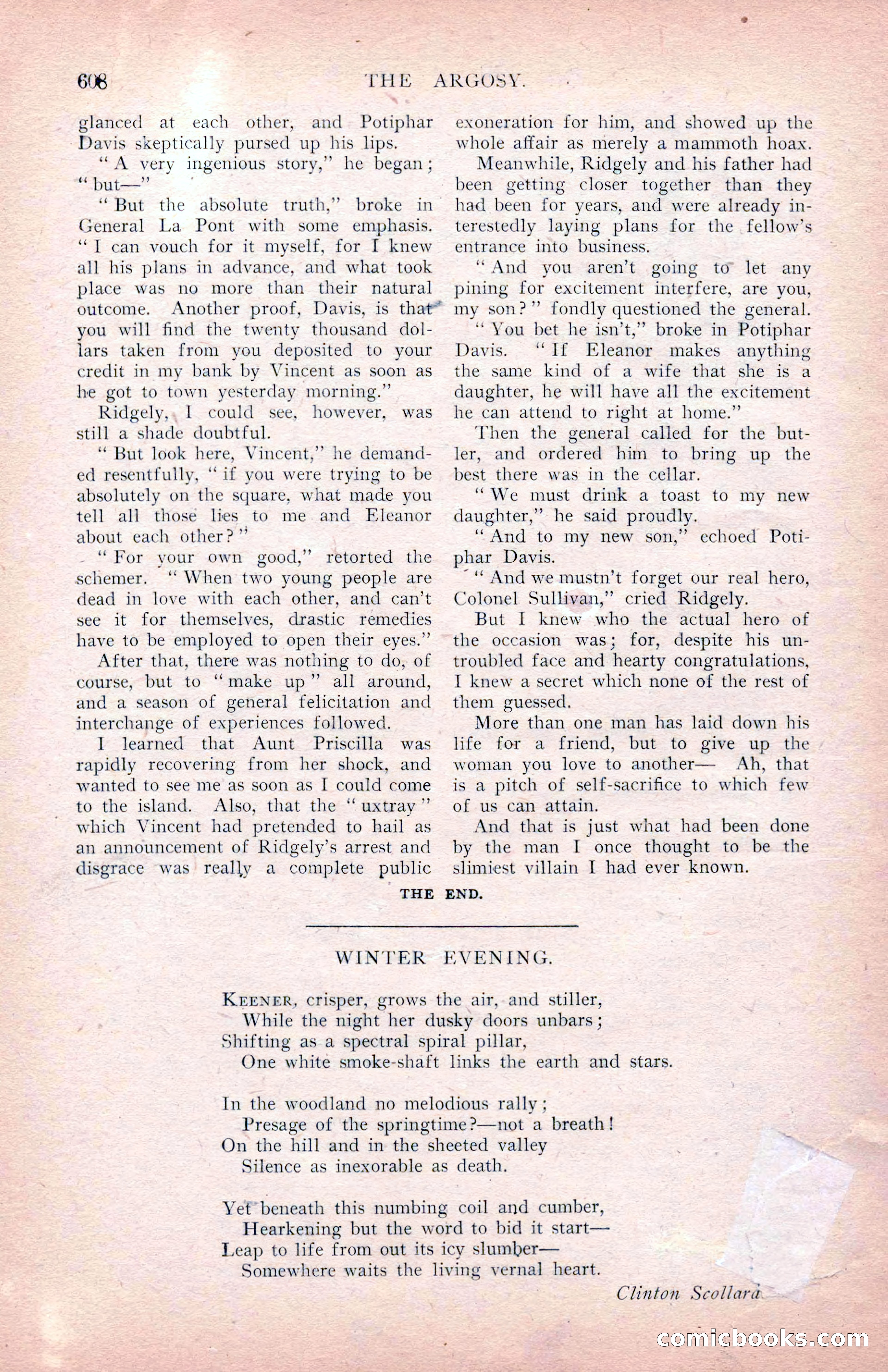 The Argosy for March 1909 — page 46 of 244