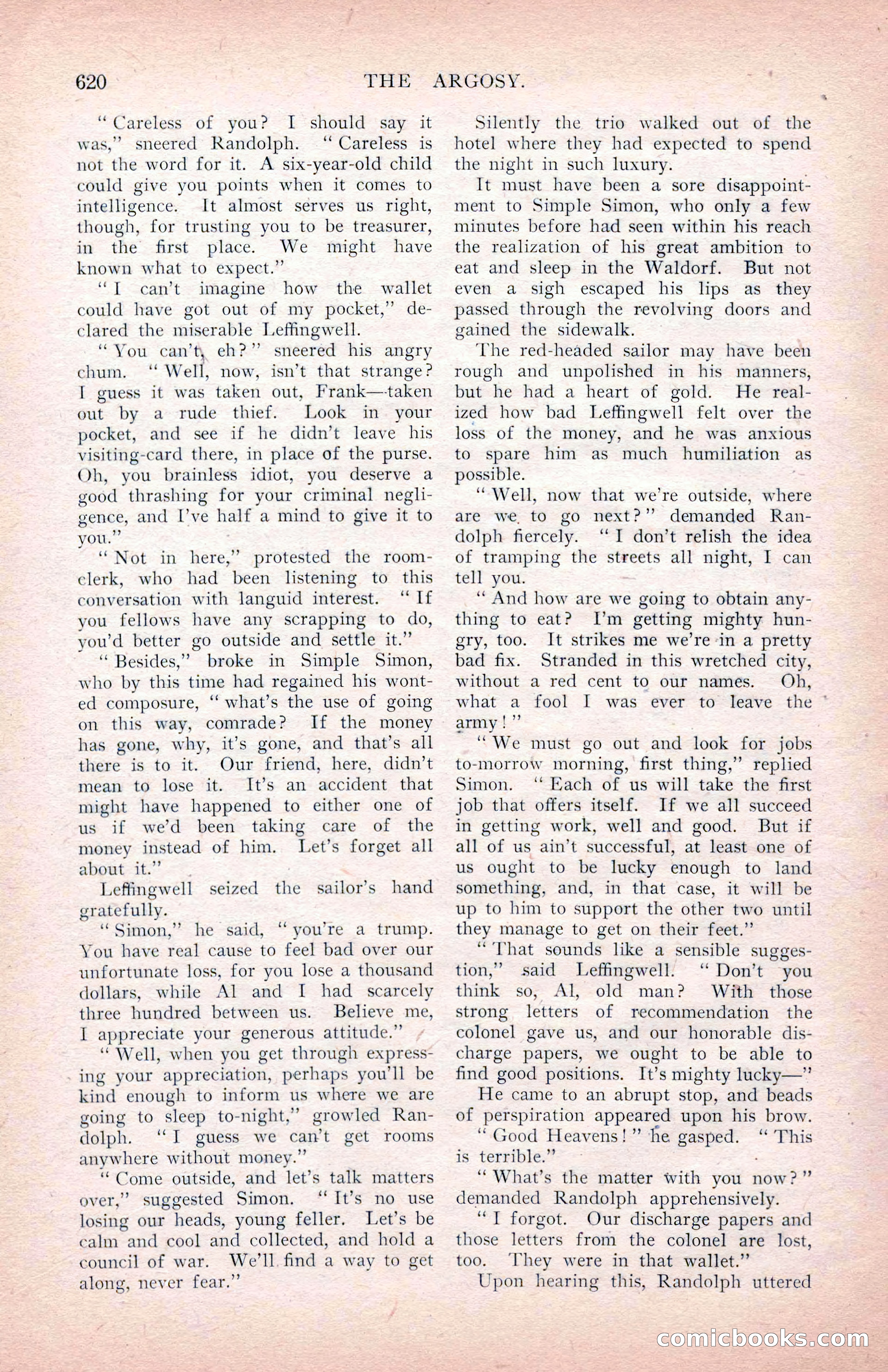 The Argosy for March 1909 — page 58 of 244